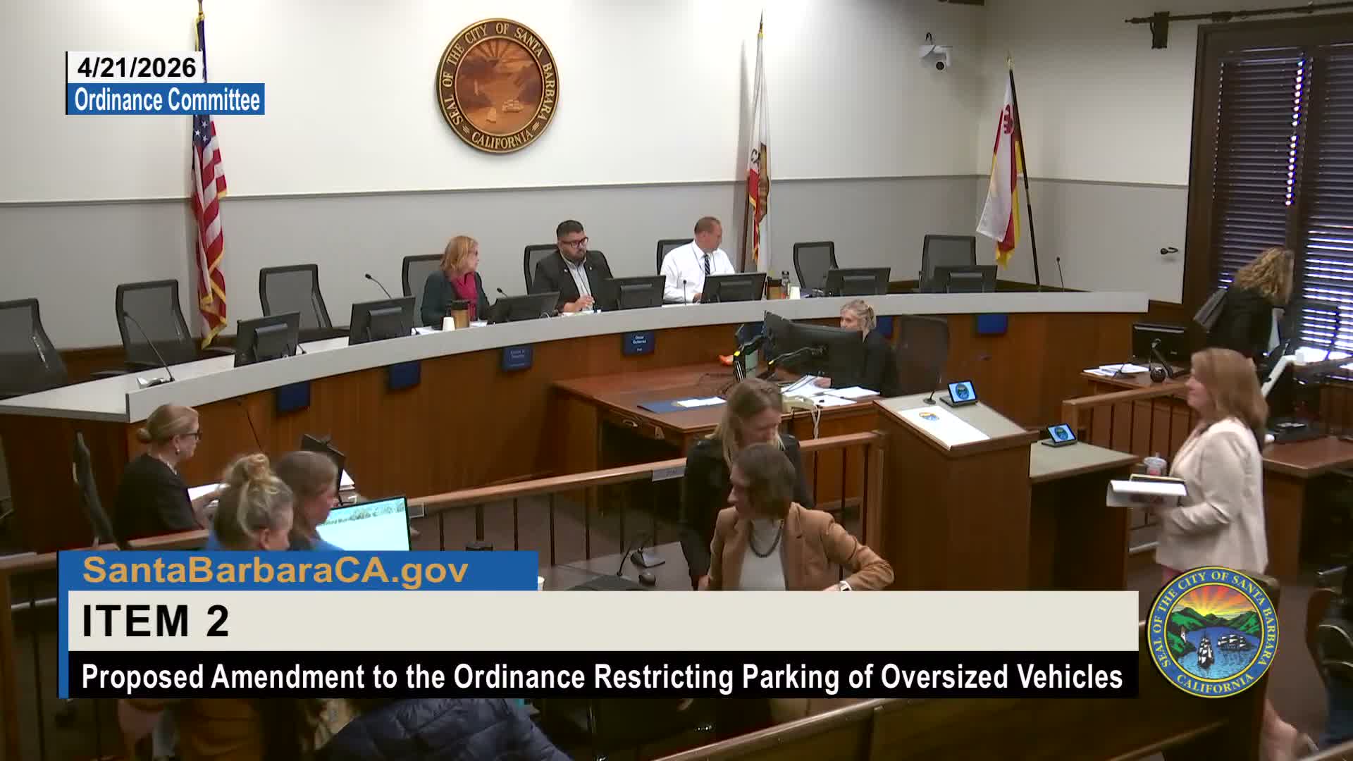 Committee backs change to oversized-vehicle enforcement, directs staff to continue safe-parking program