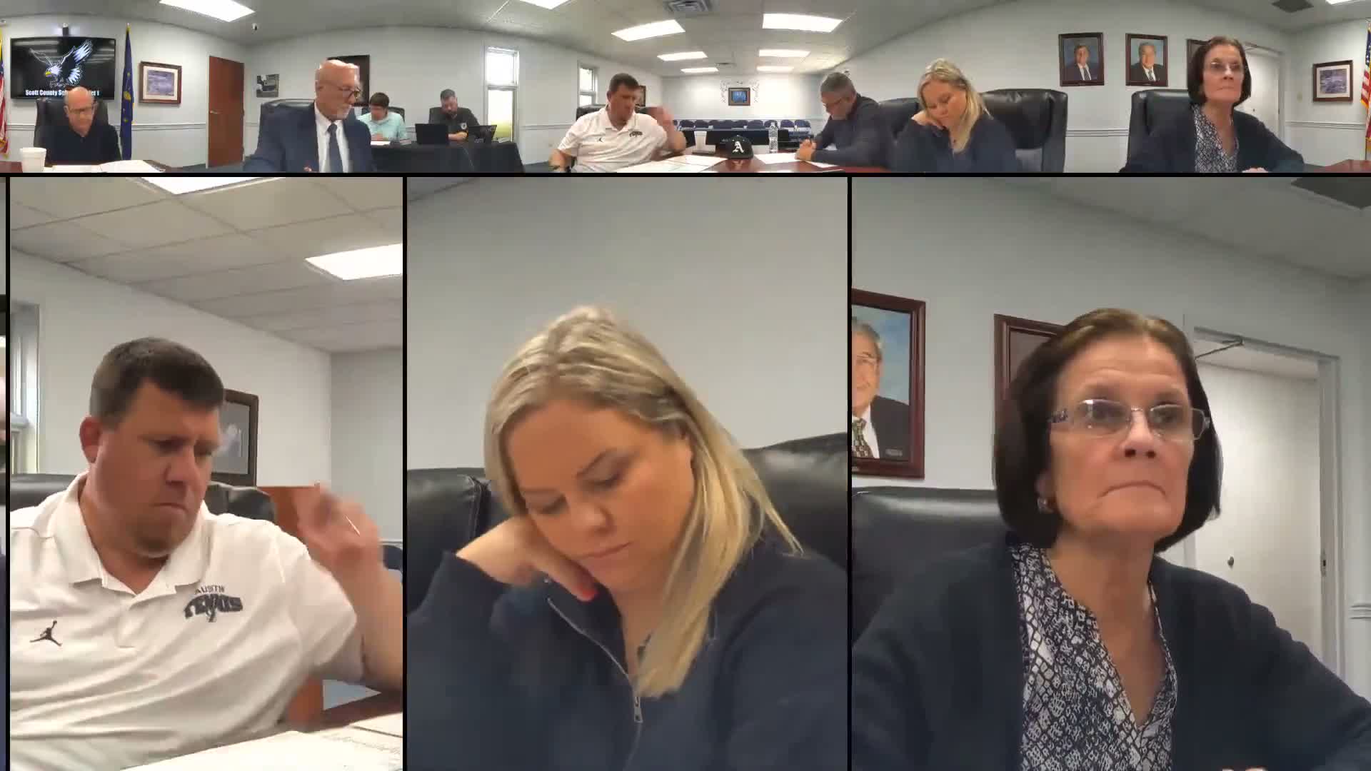 Board approves March minutes, hears finance report and accepts personnel changes