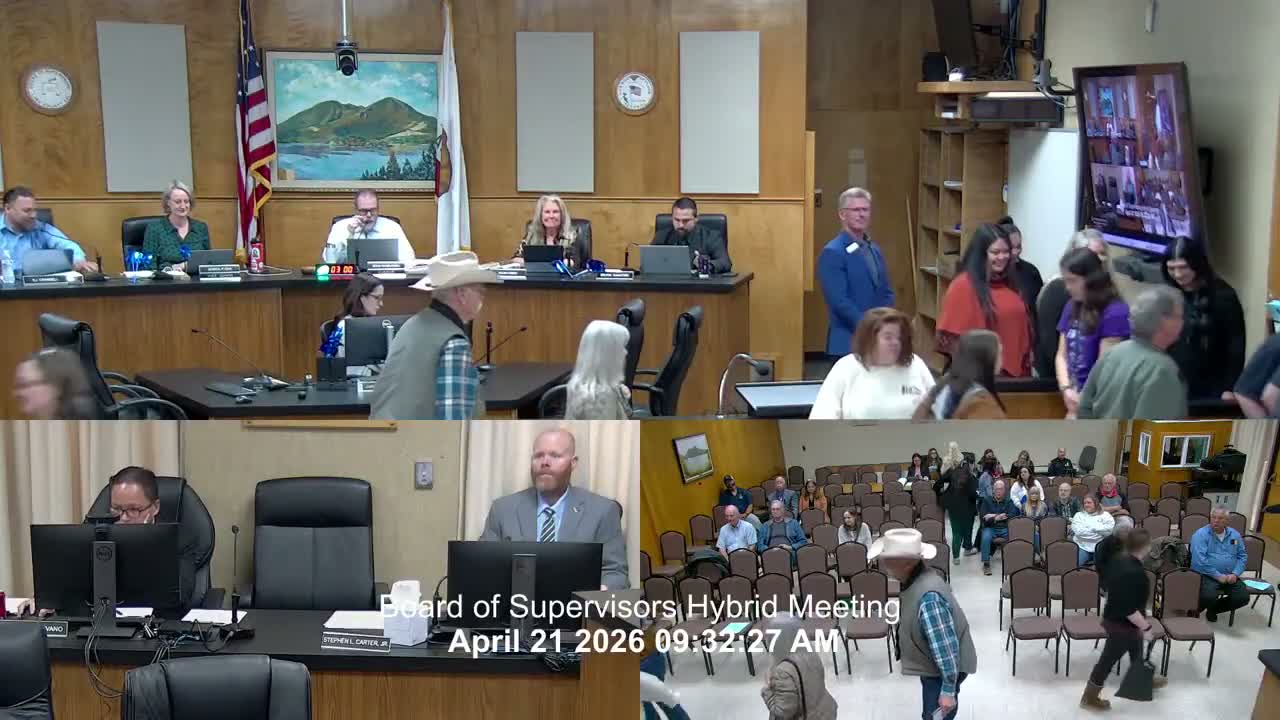 Board adopts proclamations for Fentanyl Awareness Day and Wildfire Preparedness Month; local partners highlight harm reduction and defensible‑space work