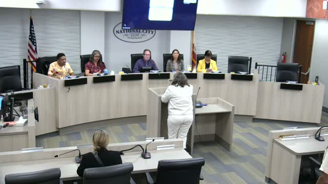 Public commenters press National City council to fill year‑long city manager vacancy; council enters closed session