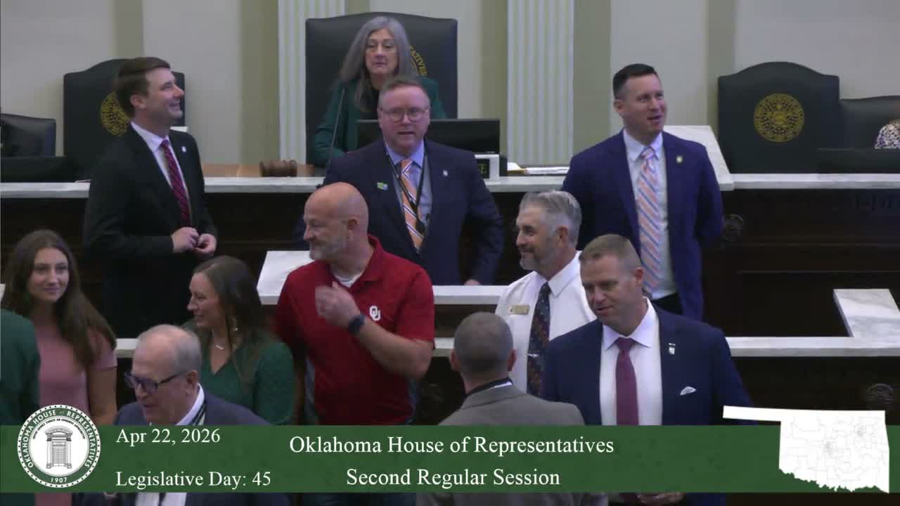 Oklahoma House honors 9‑year‑old Kane Lee for calming classmates during bus medical emergency