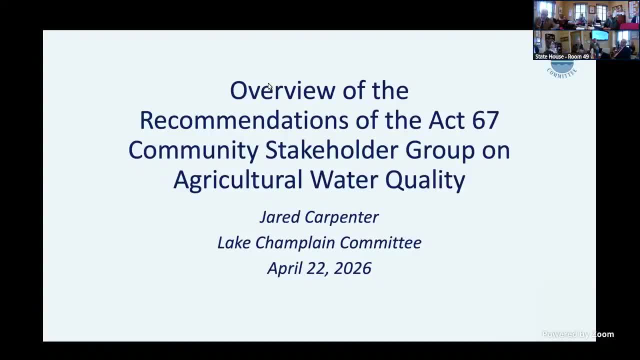 Stakeholders ask Legislature to extend CAFO advisory group, fund third‑party inspections and training