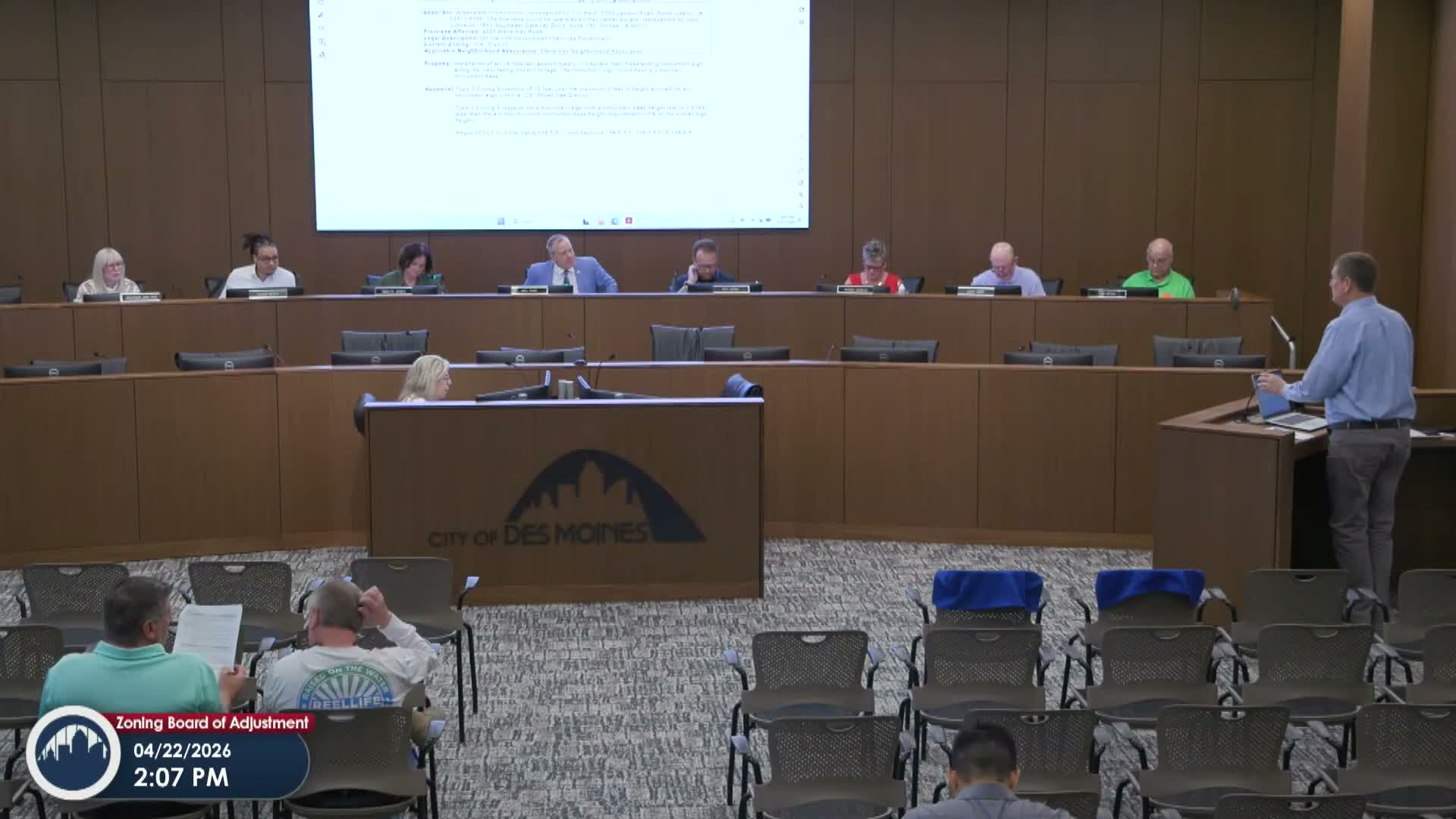 ZBA denies appeal for oversized monument sign at Haymarket corner
