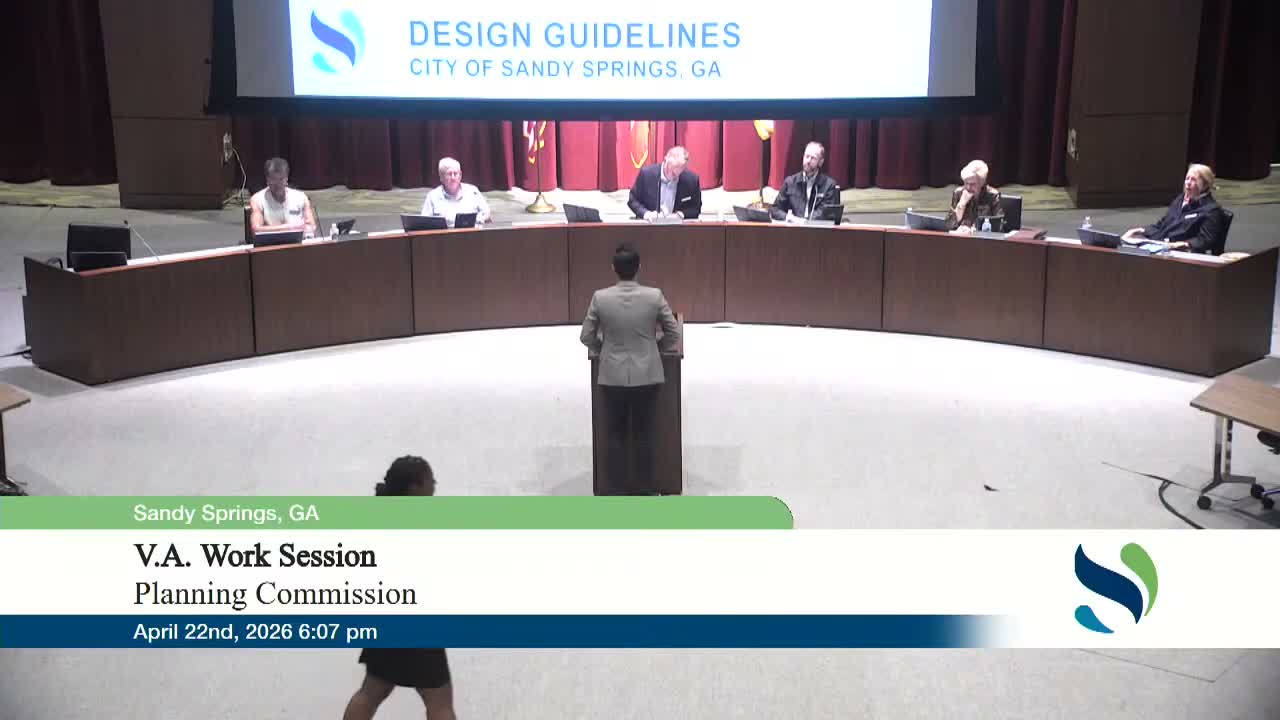 Planning commission hears final draft design guidelines; month-long public review opens