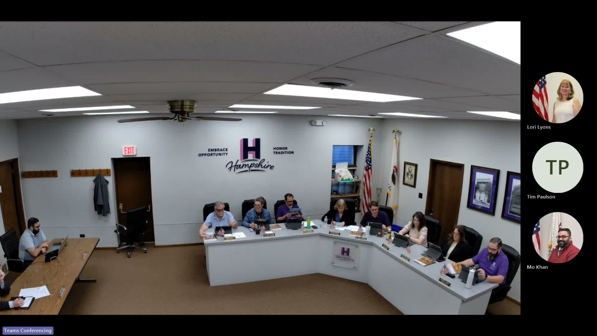 Hampshire board approves $74,000 in bills, votes 6-0