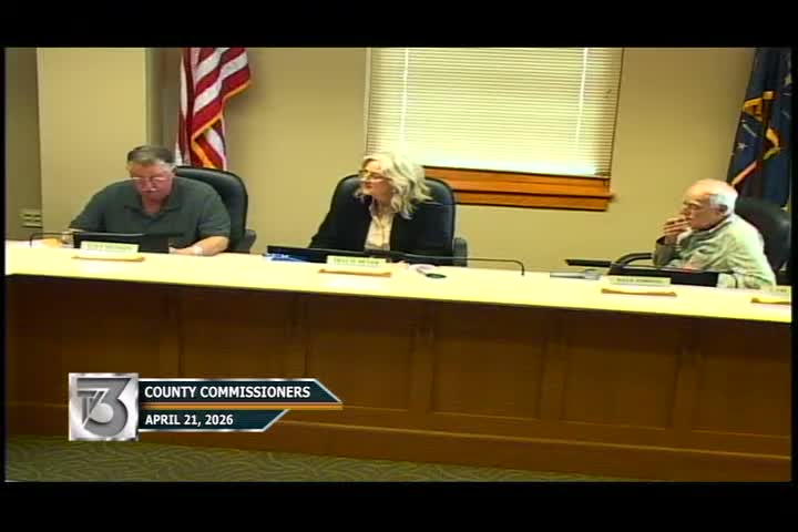 Commissioners take bids under advisement, approve several part‑time hires and routine claims