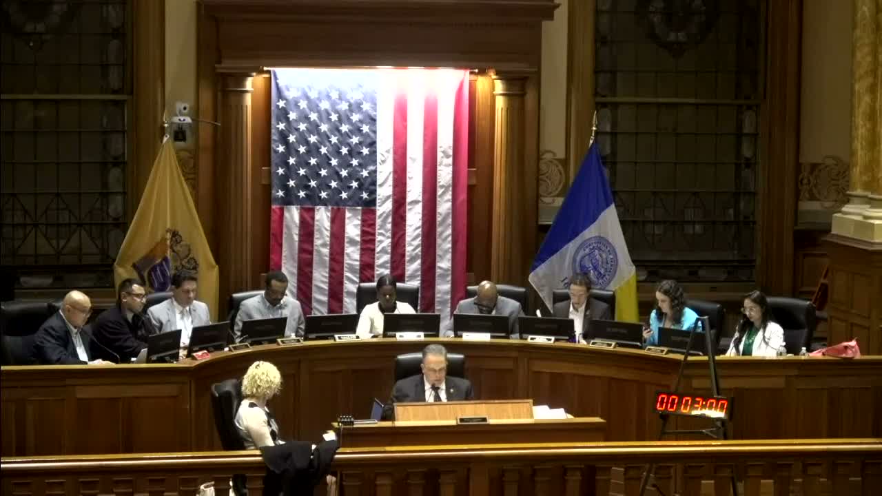 At-a-glance: Jersey City Council votes on ordinances, resolutions, appointments and claims