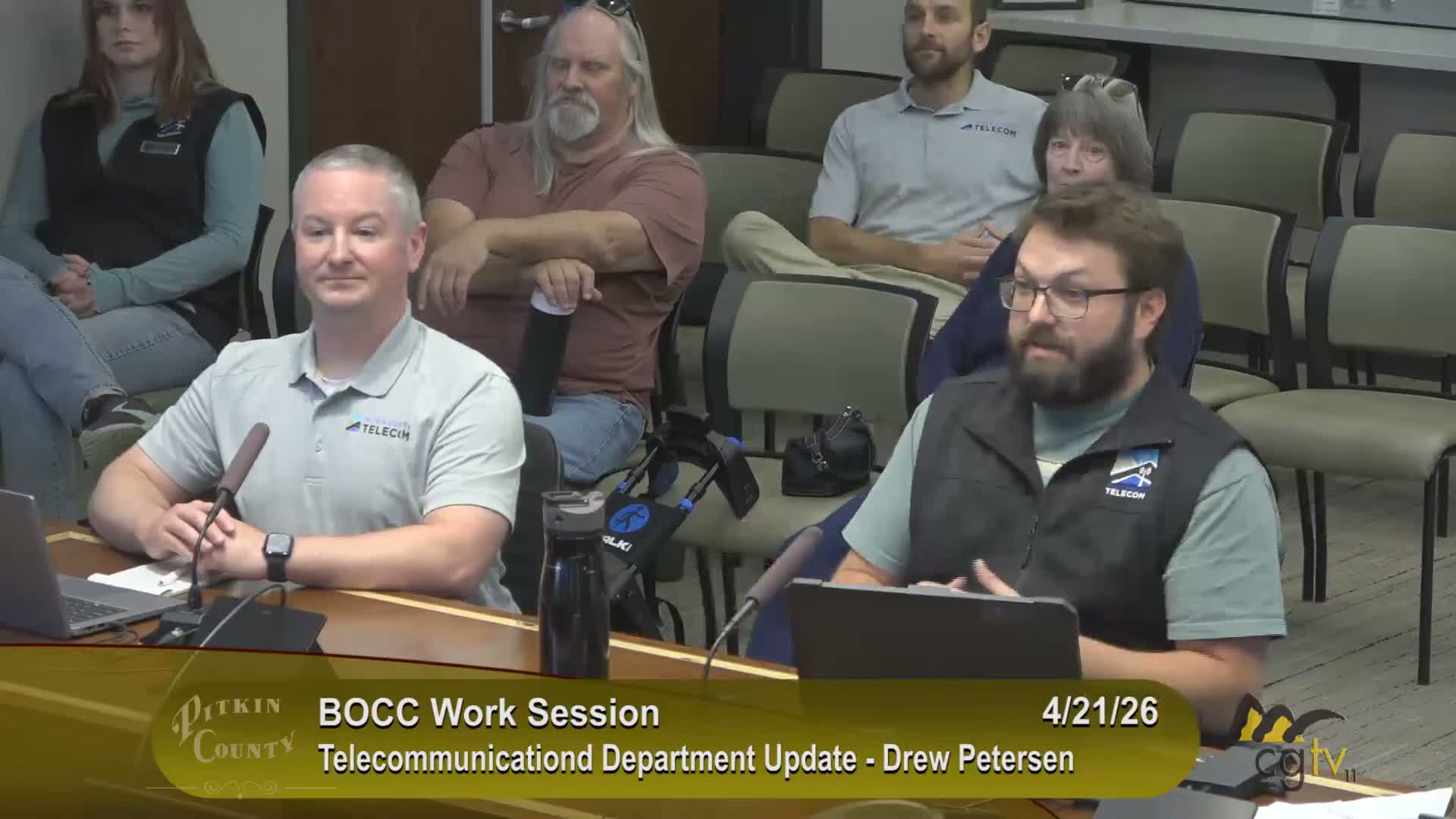 Pitkin County telecom director details network growth, 1,400 public‑safety radios and budget pressure