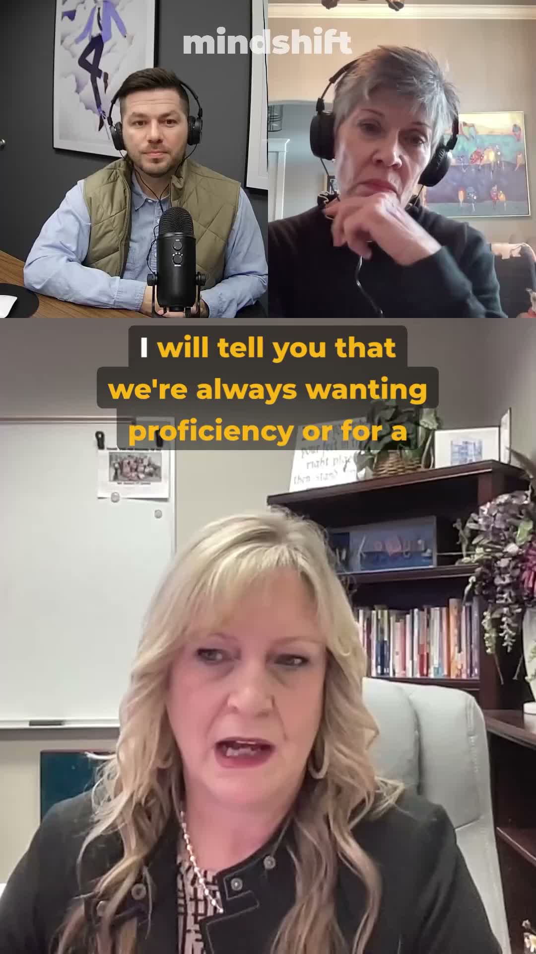 Presenter says teachers watch students 'at the edges' to help them meet learning targets