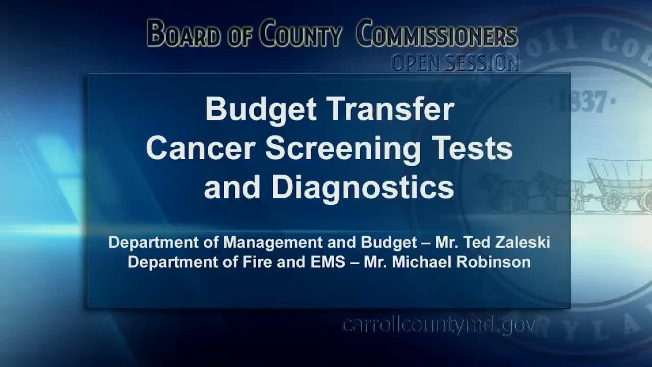 Commissioners approve cancer-screening tests and Stop the Bleed grant for county firefighters