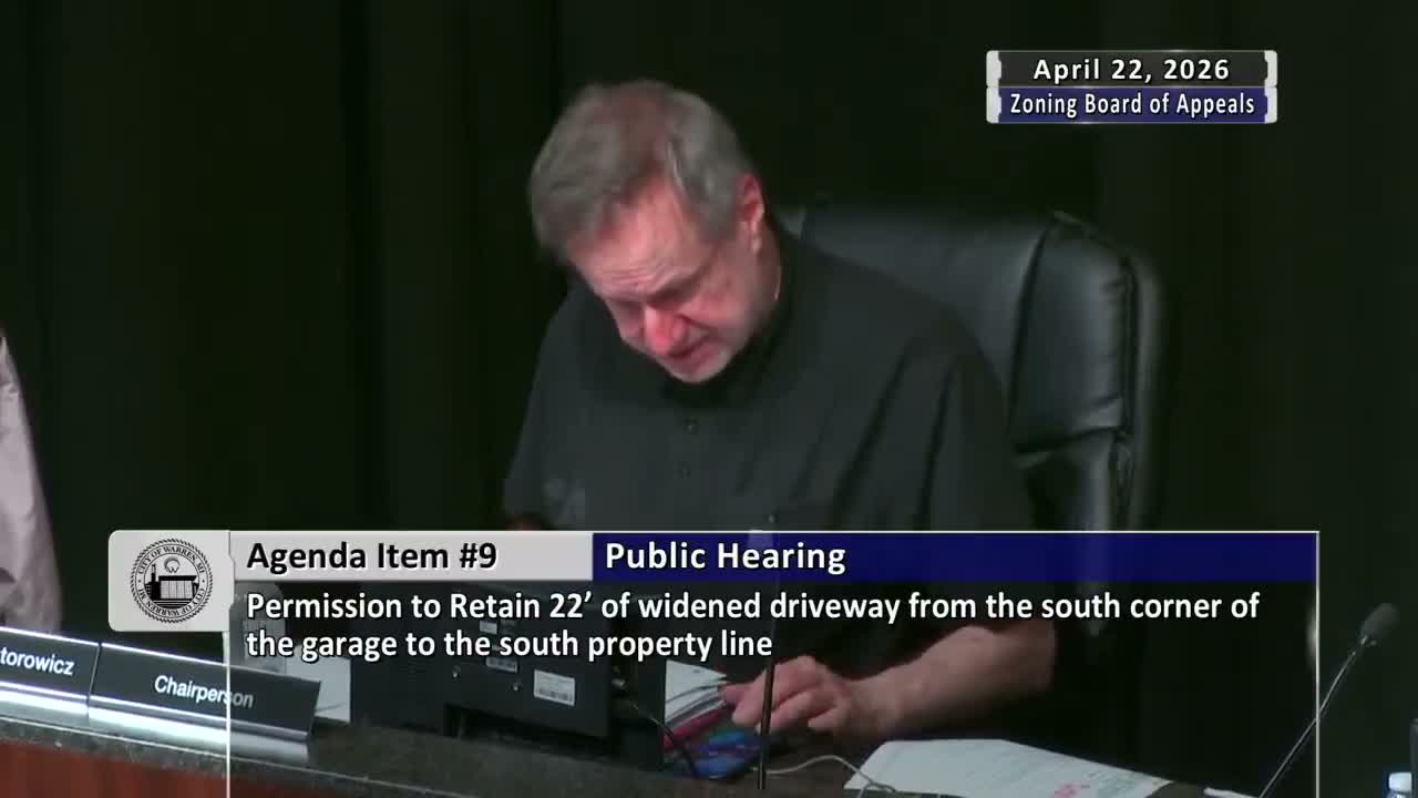 Board denies request to retain 22-foot widened driveway after split votes and enforcement debate