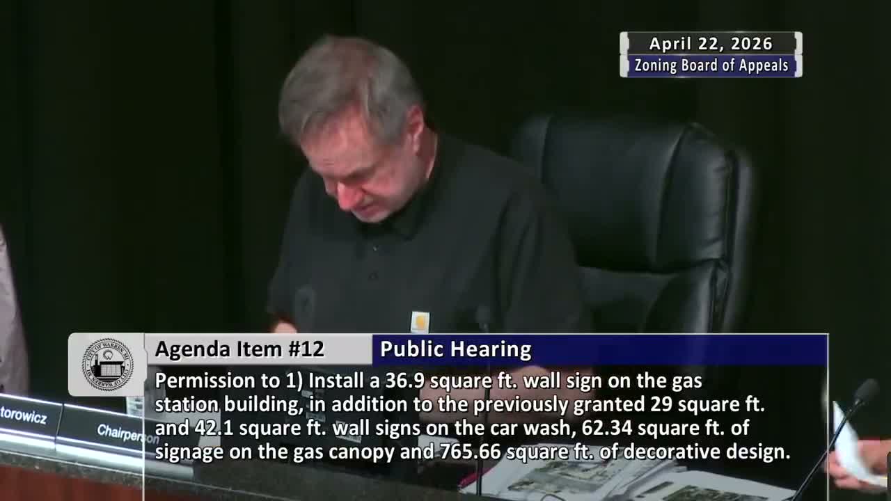 Board denies additional signage requests for new gas‑station project, criticizing piecemeal approvals