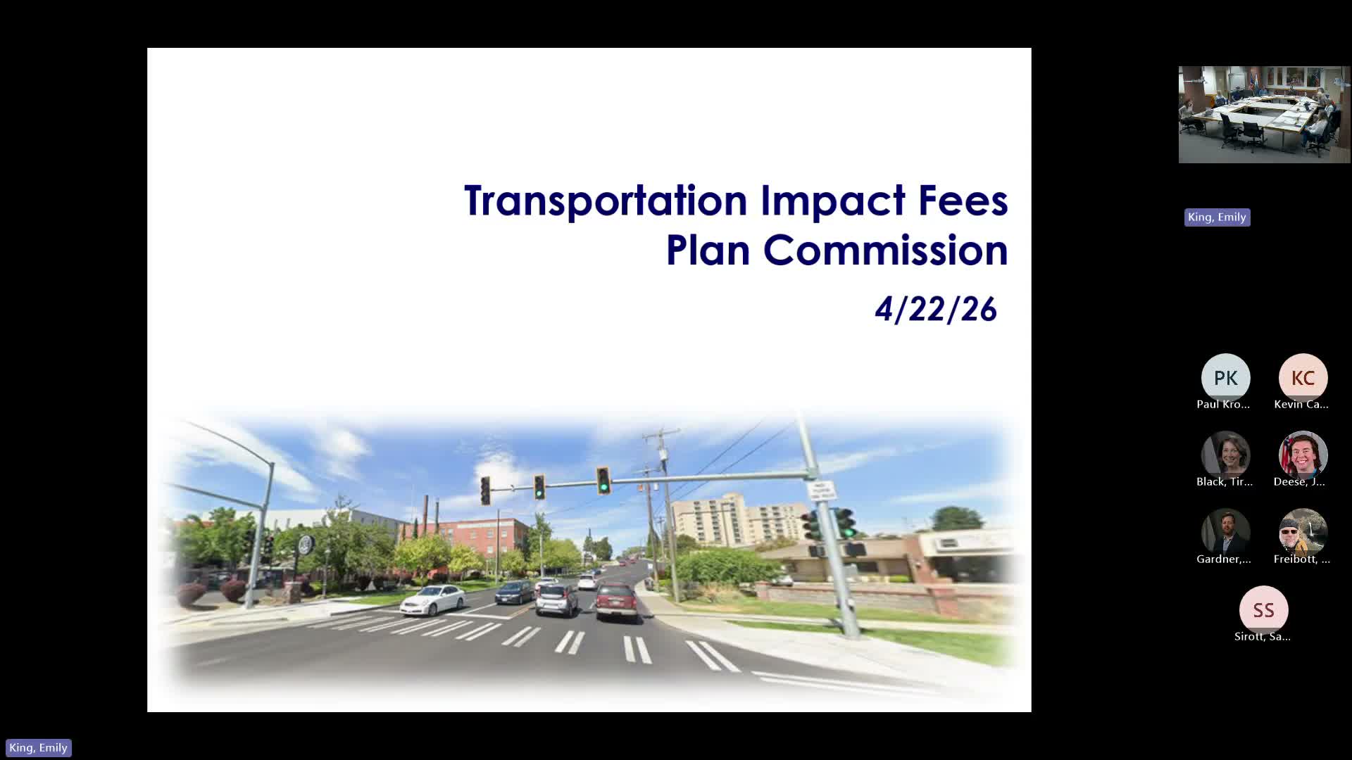 Staff kicks off 2026 transportation impact fee update, outlines projects and advisory committee