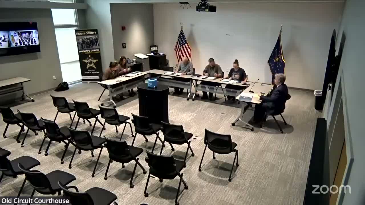 Henry County commissioners approve routine consent items, $15,000 reimbursement for Knightstown Youth Sports and note landfill air-permit notice