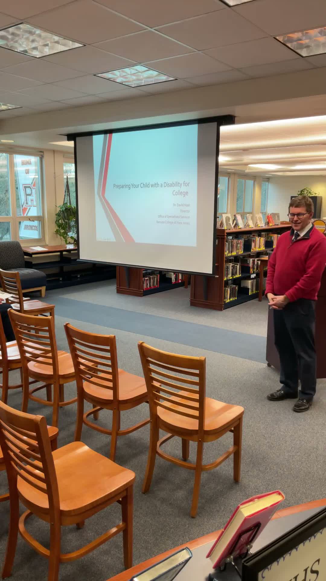 Dr. David Nast of Ramapo College advises parents on legal differences, disclosure and housing for students with disabilities