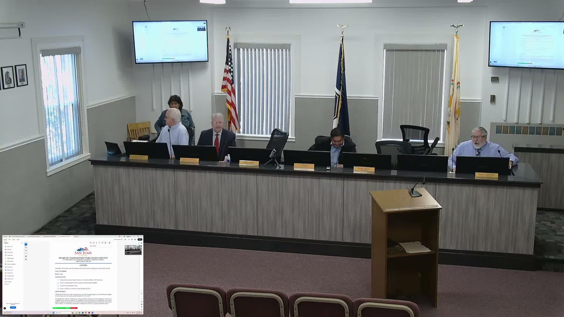 San Juan County commissioners debate agenda deadlines, legal review and consent-agenda rules