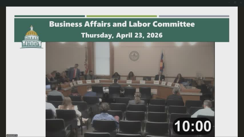Business committee lays over workplace nondiscrimination bill to allow more stakeholder work