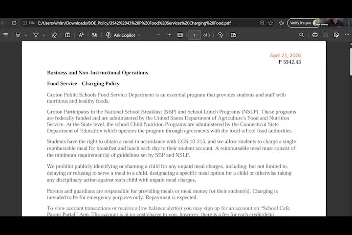 Policy committee forwards updated nondiscrimination policy to board for first reading