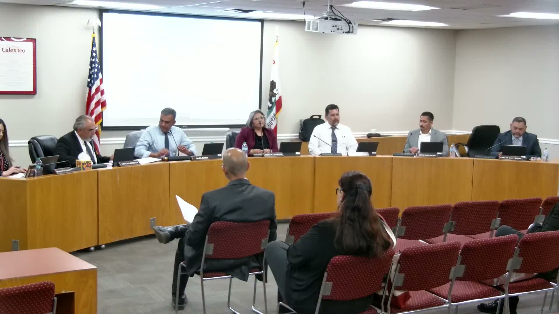 Calexico Unified board reports closed-session actions, approves discipline and OIAH cases