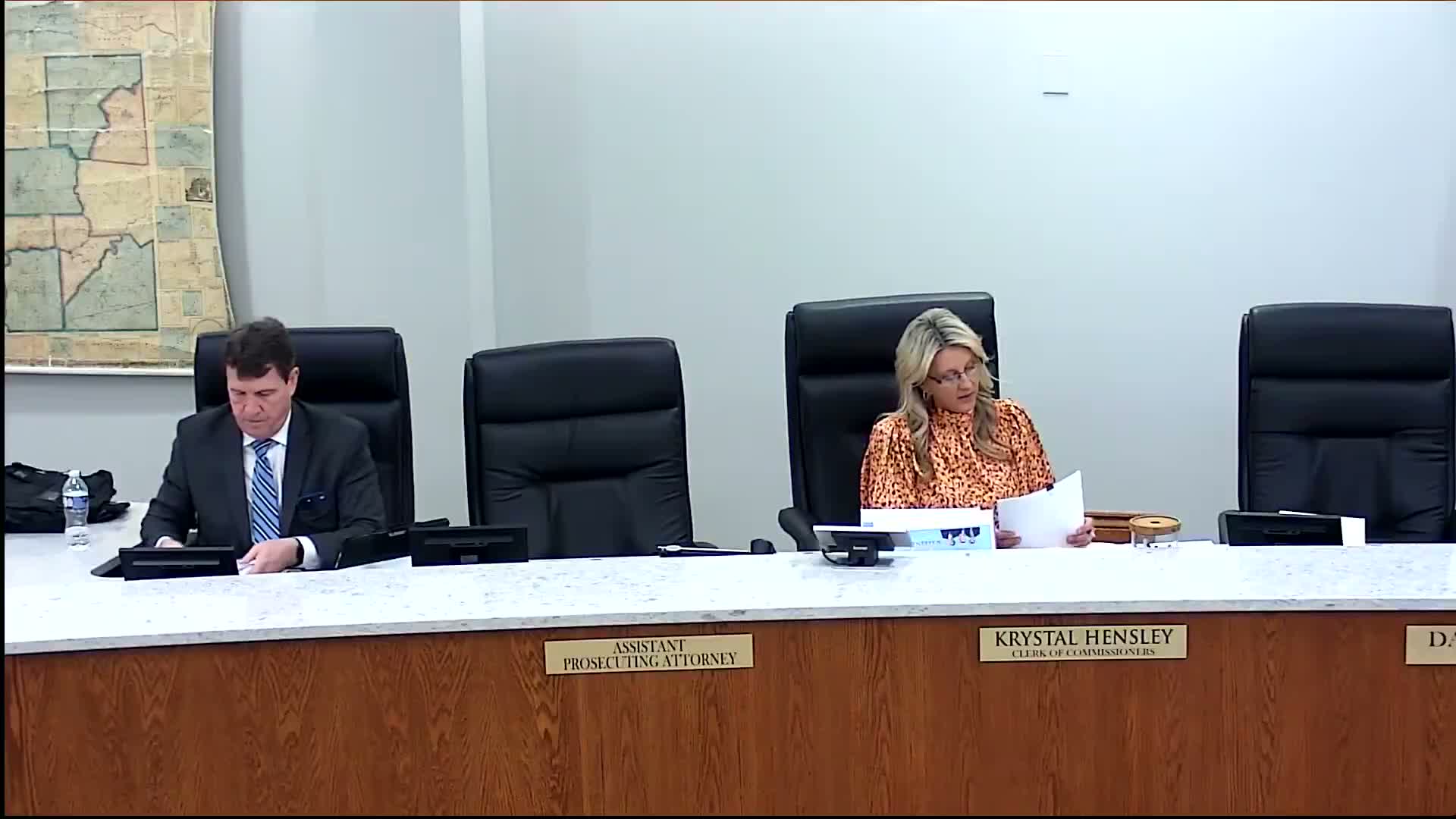 Warren County commissioners authorize bids for road, bridge and water projects and approve contract change order