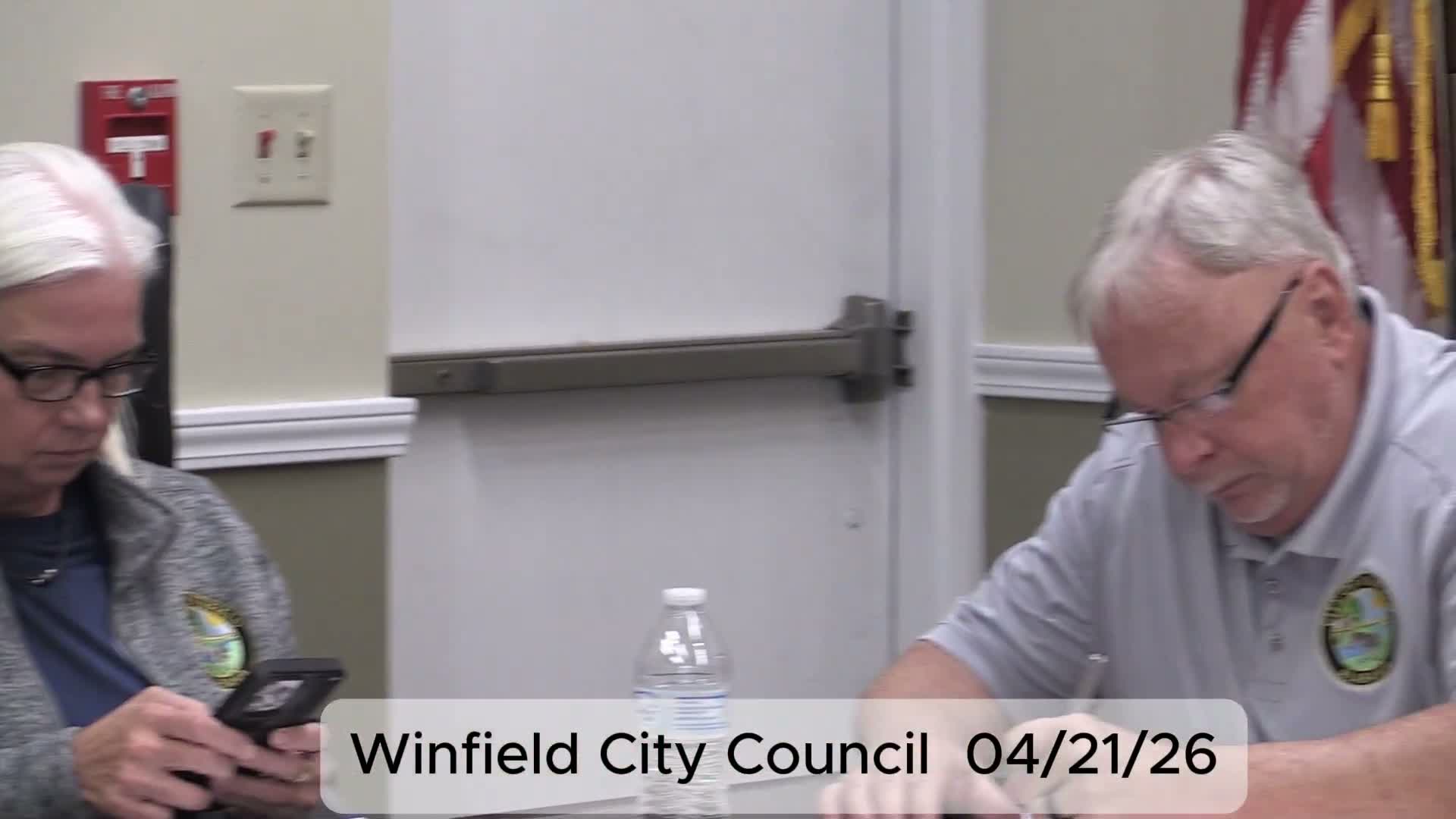 Winfield council authorizes CDBG paving and approves $463,149 sewer contract