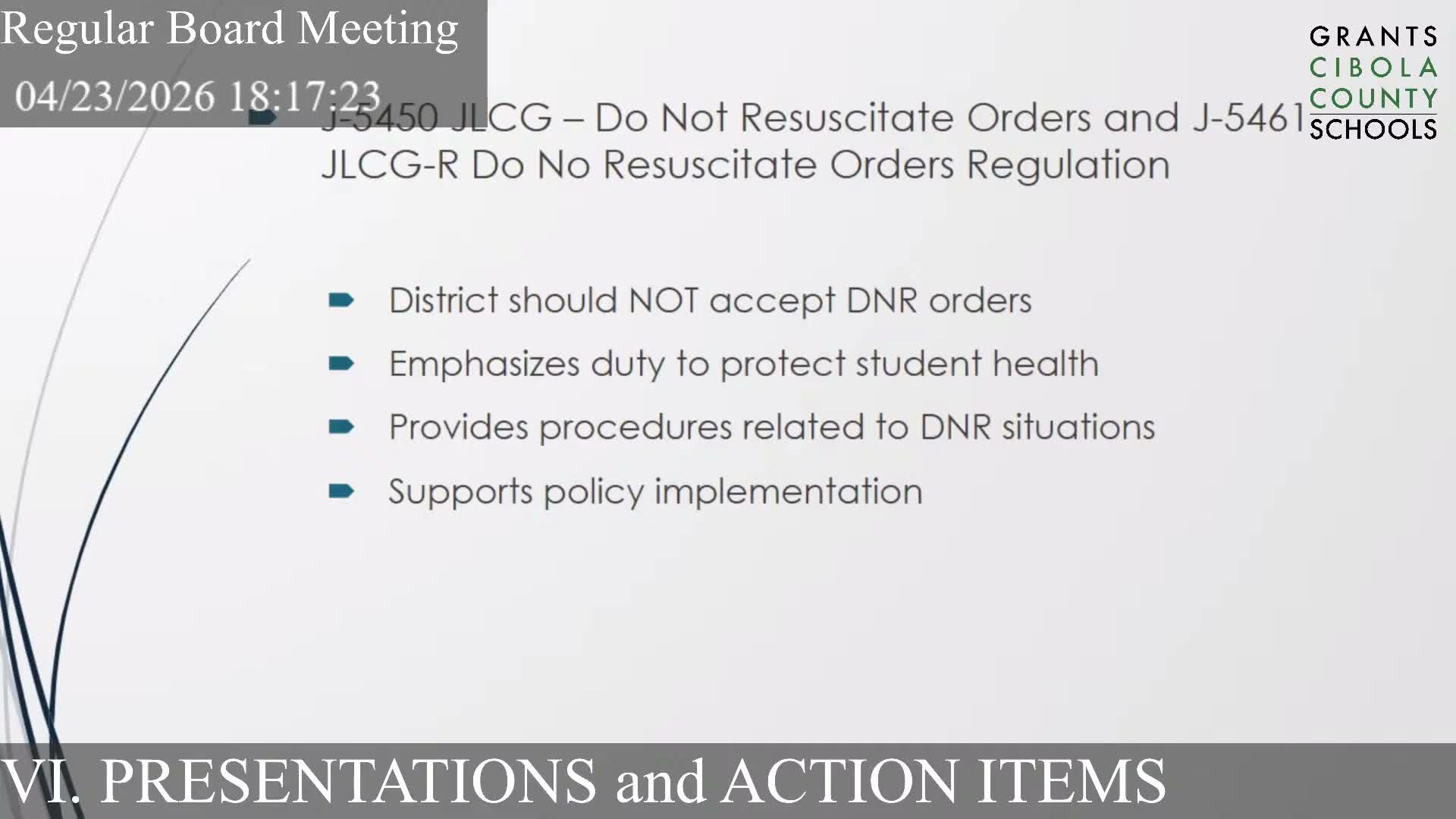 Board flags proposed do-not-resuscitate policy for further review