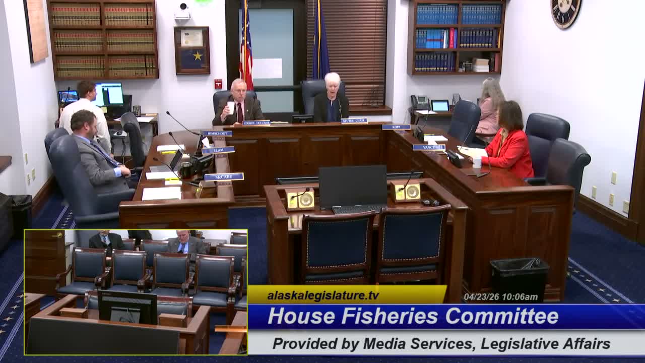 Rep. Vance introduces bill to let small-scale Alaska fishermen process and sell catch directly