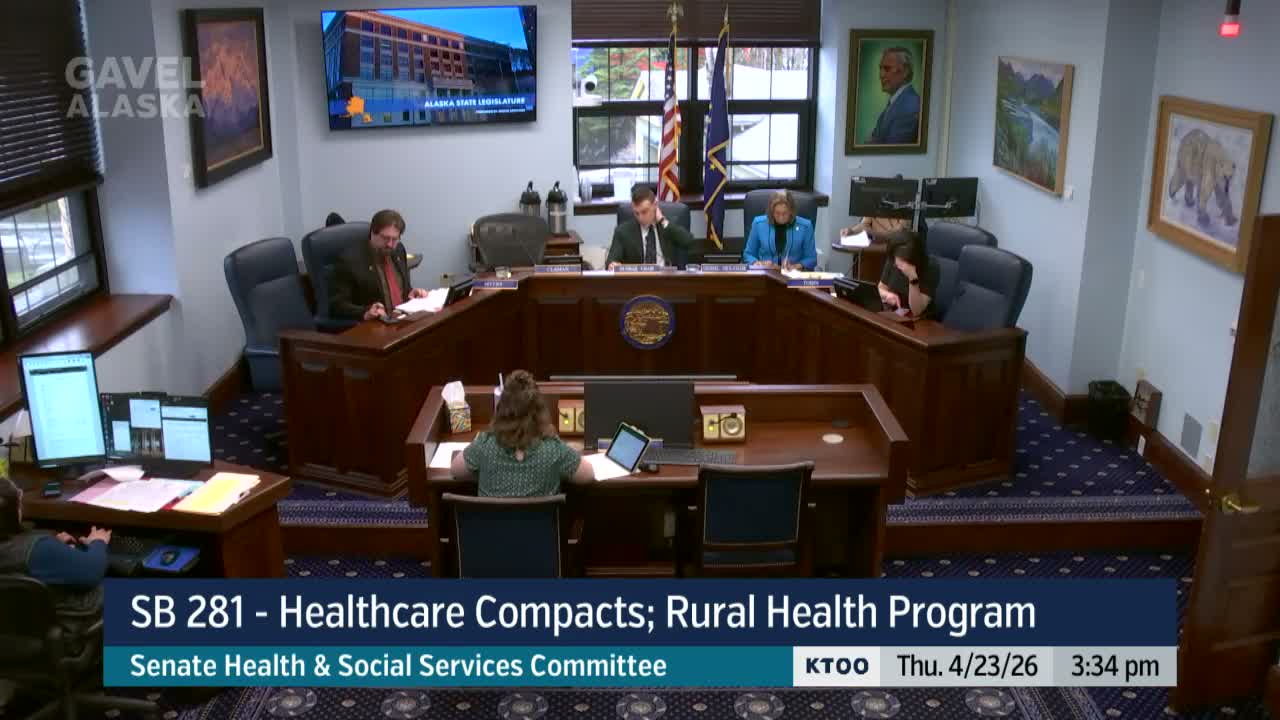 Senate health committee adopts substitute for SB 281, adds fingerprint checks and reshapes rural health council