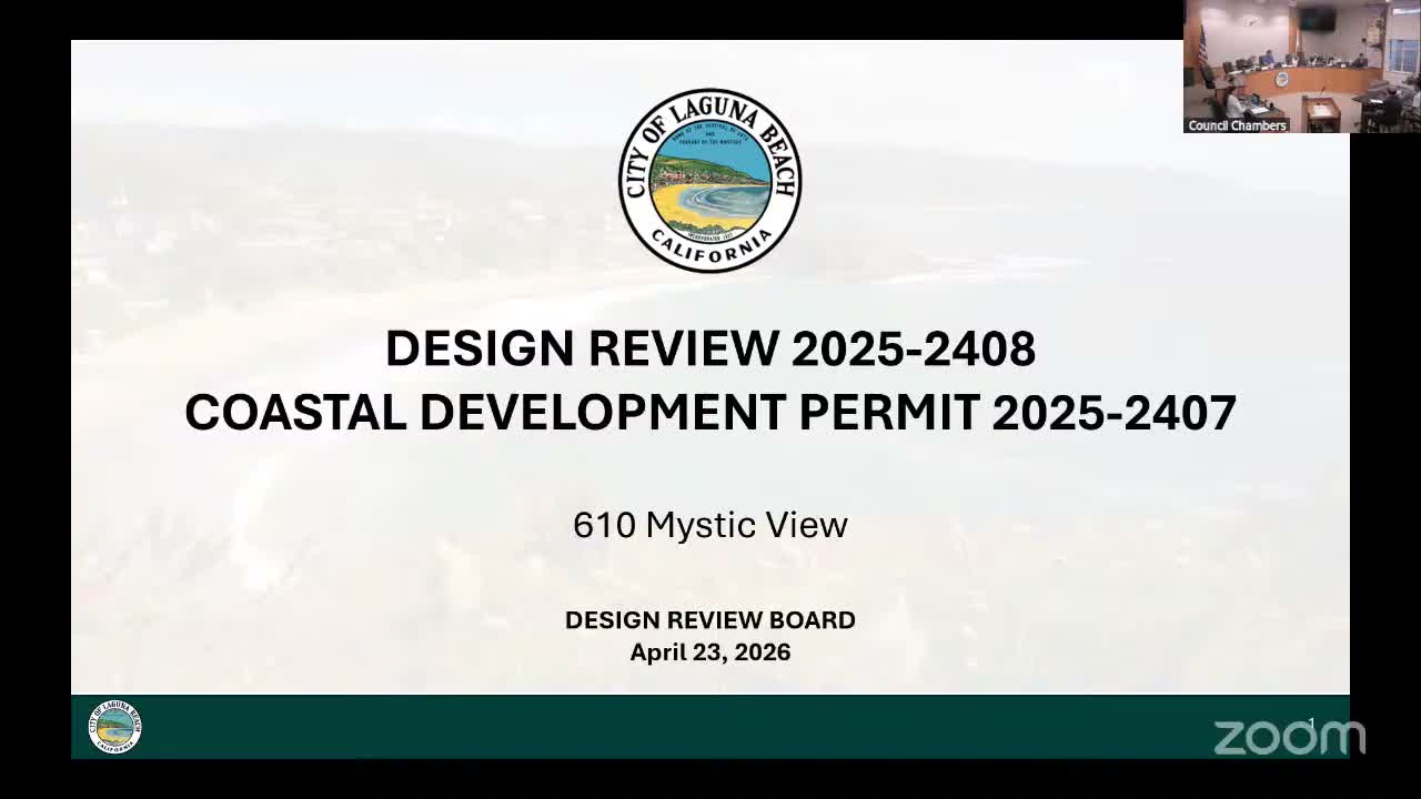 Design Review Board approves revised plan for large Mystic View home after neighbors win privacy and landscaping concessions