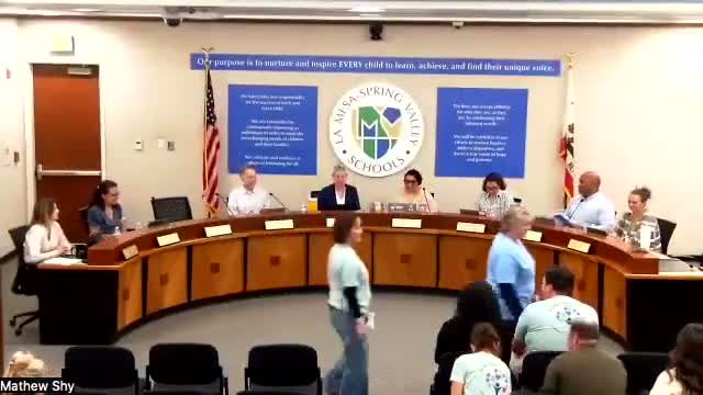 La Mesa‑Spring Valley board adopts CSBA accountability resolution, approves policy updates and consent calendars