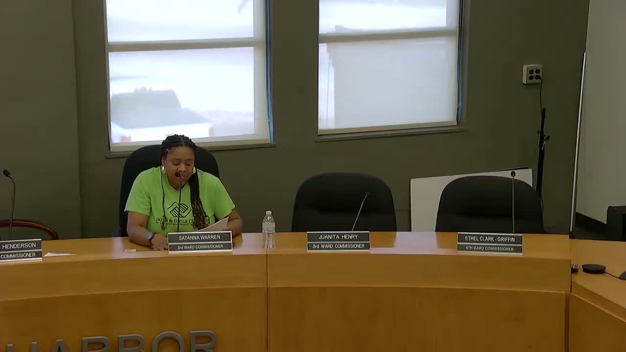 Benton Harbor staff outline HUD CDBG five‑year plan, commission advances proposal to full body