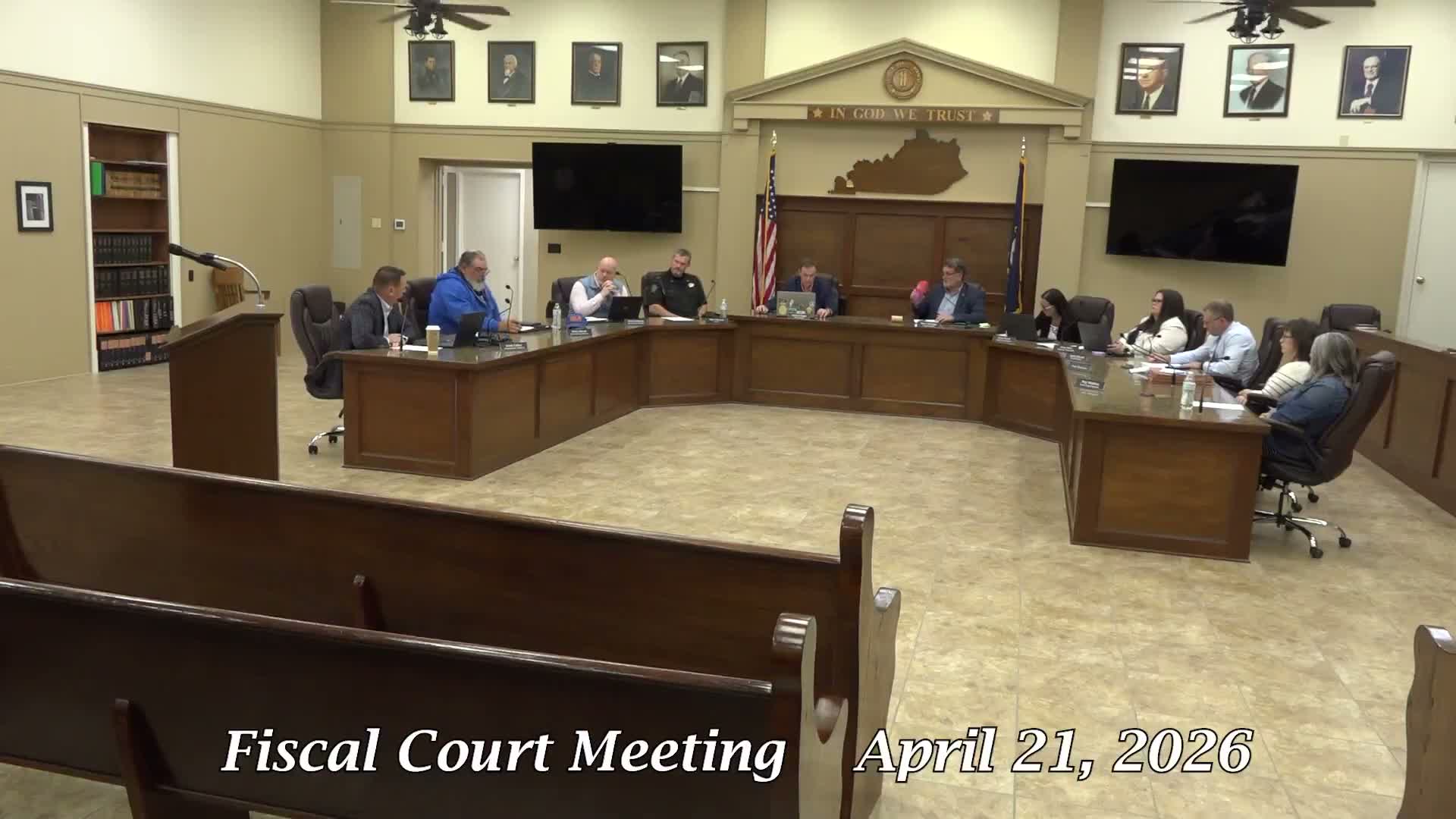 Marshall County Fiscal Court approves $10,000 coroner pay increase, advances budget amendment to first reading