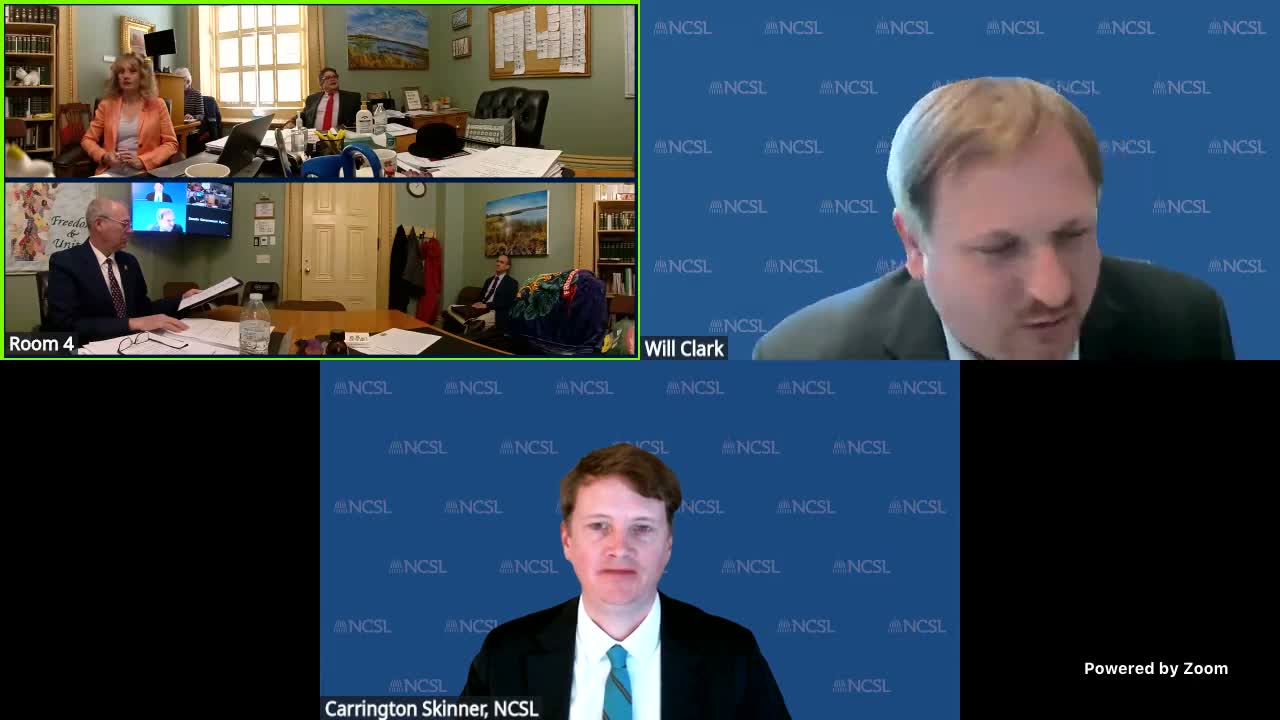 NCSL experts brief Senate Government Operations on oversight tools as H67 is considered