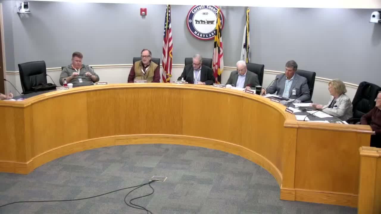 Carroll County commissioners move to reexamine conditional uses in agricultural zoning