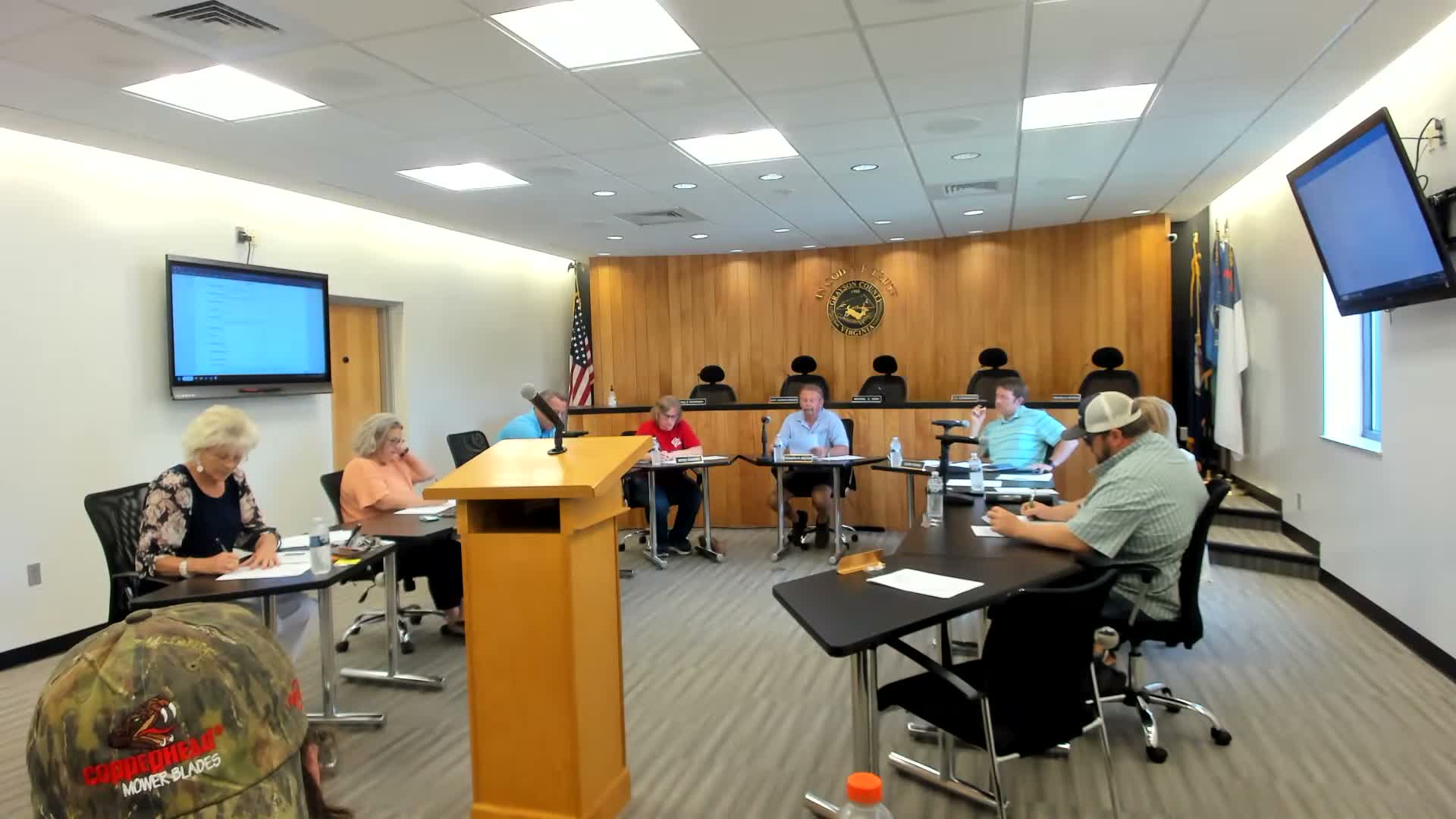 Local business owner outlines plan to expand mower and arborist sales, asks board about support