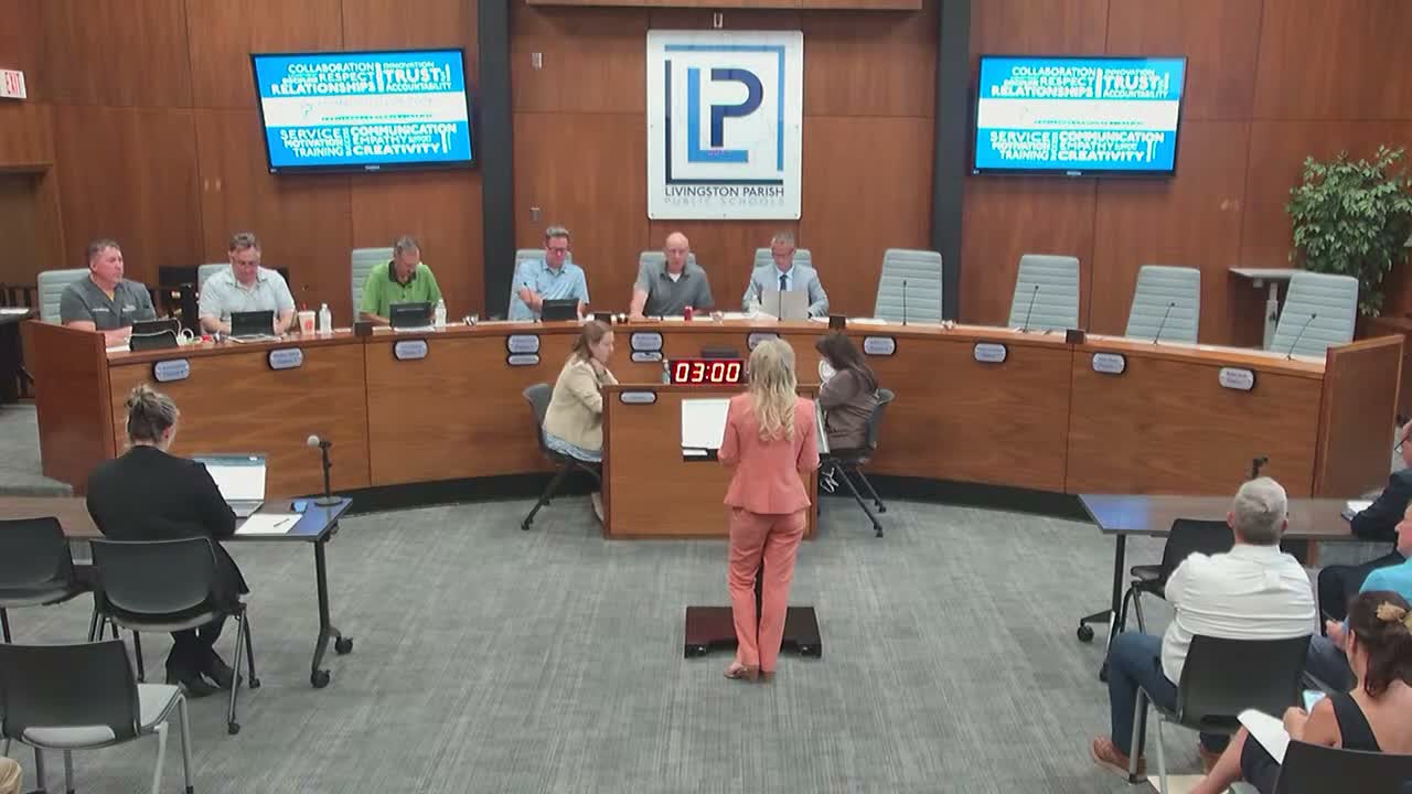 Livingston Parish board ratifies 2026–27 child-nutrition contracts including Papa John's and Gold Star Foods