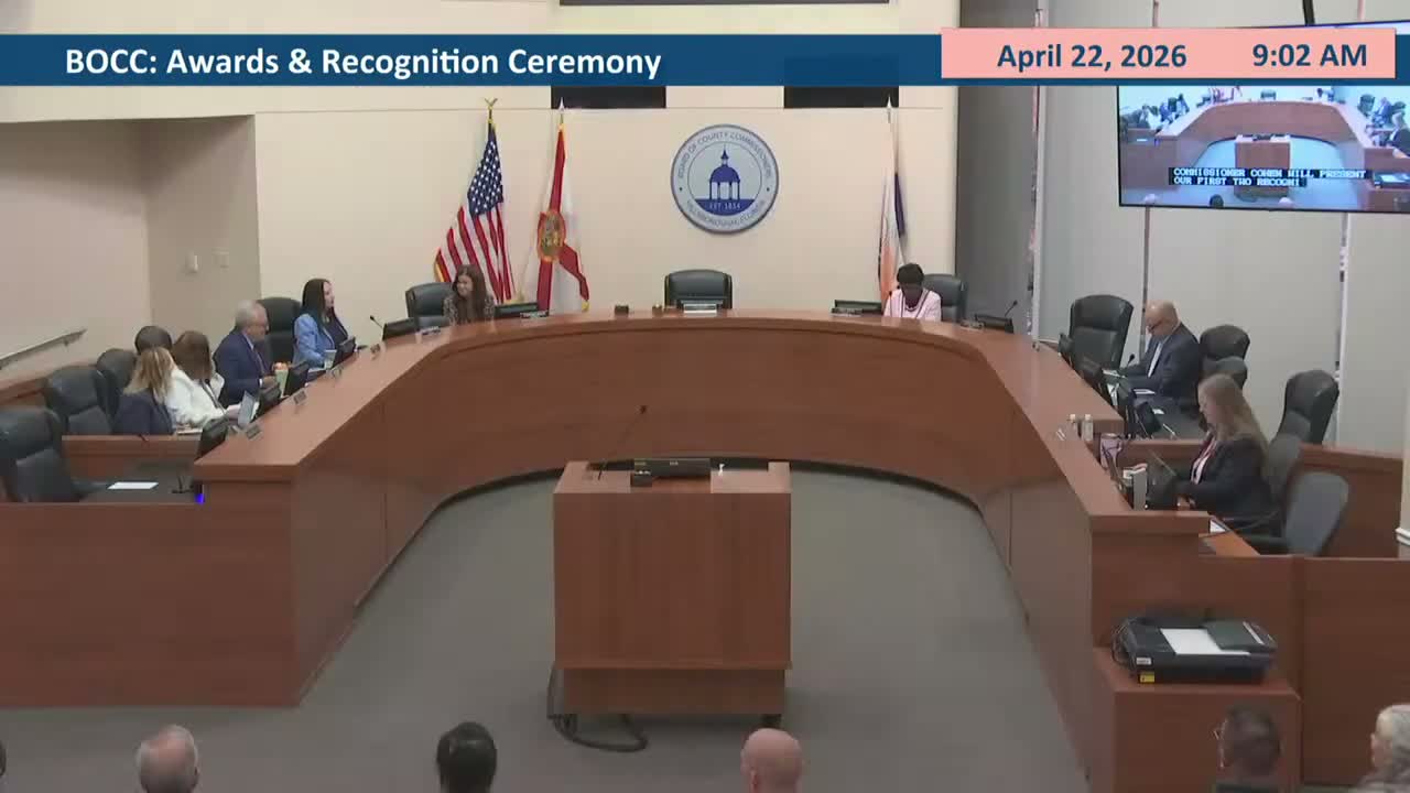 Hillsborough County honors Social Services staff, Sunshine Line leader and volunteer communications teams at quarterly awards