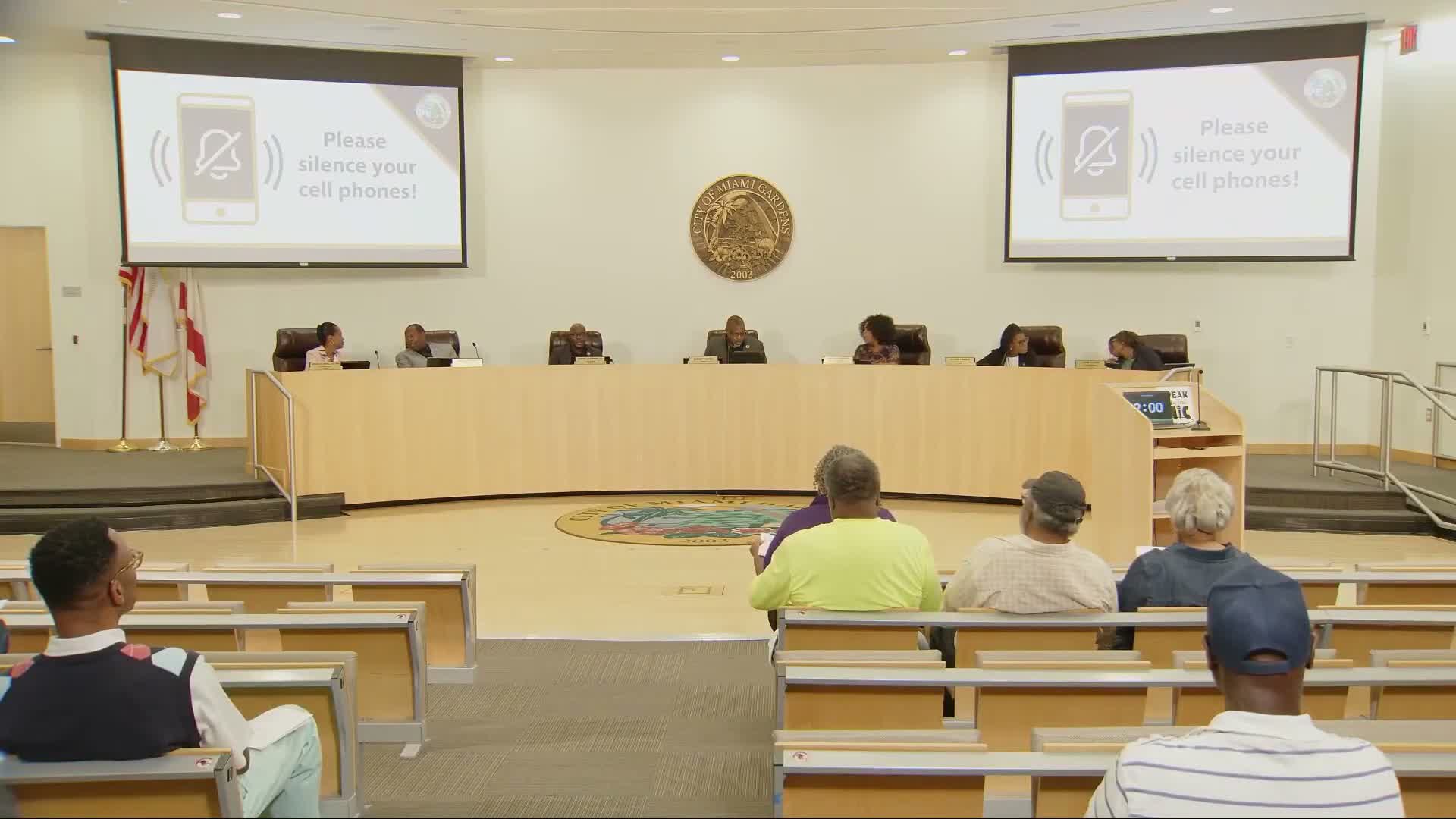 Residents press Miami Gardens council over Juneteenth location, code enforcement and officer conduct