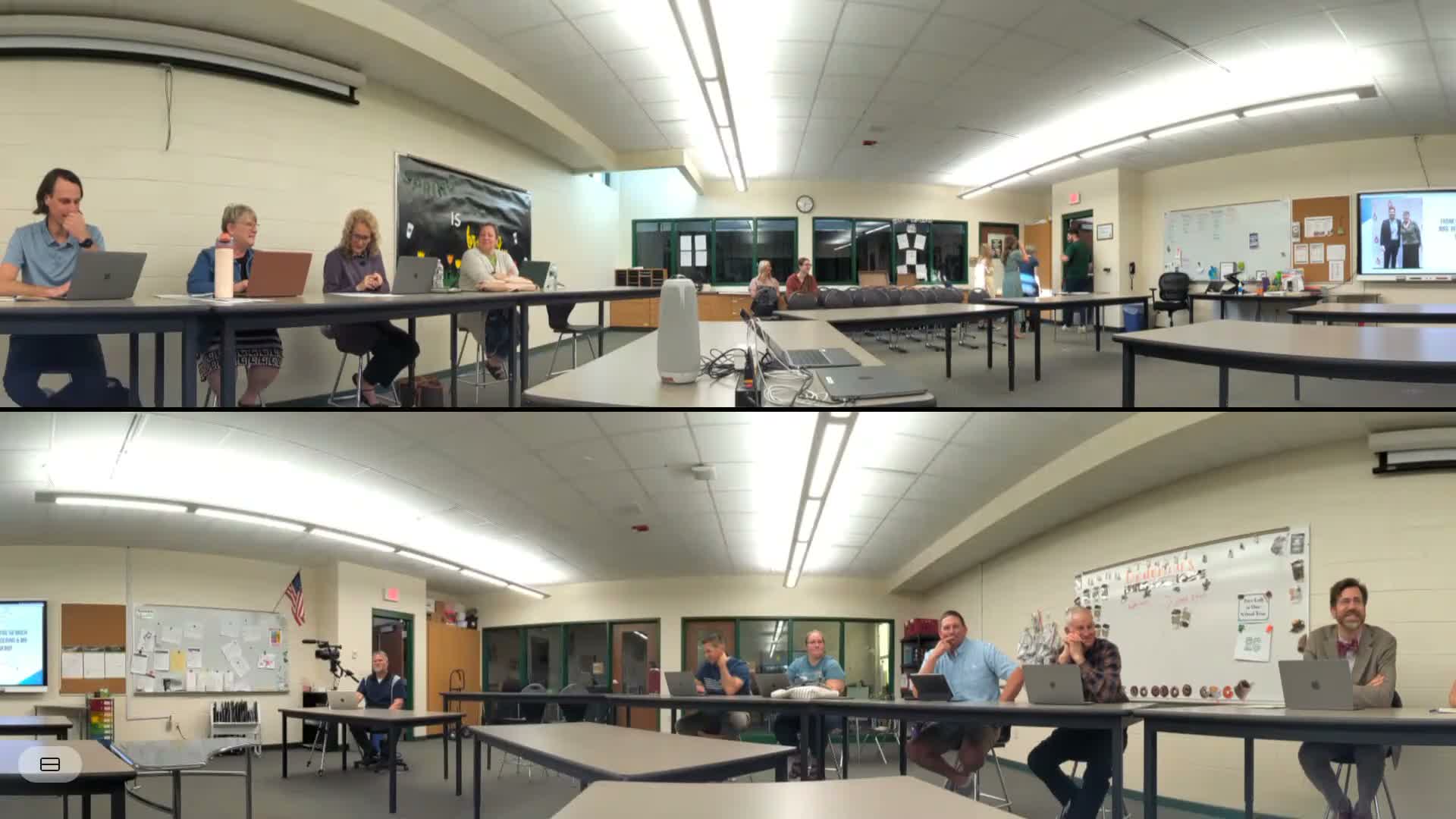 Middle school presenter cites nearly 5-point report-card gain and big drop in major referrals