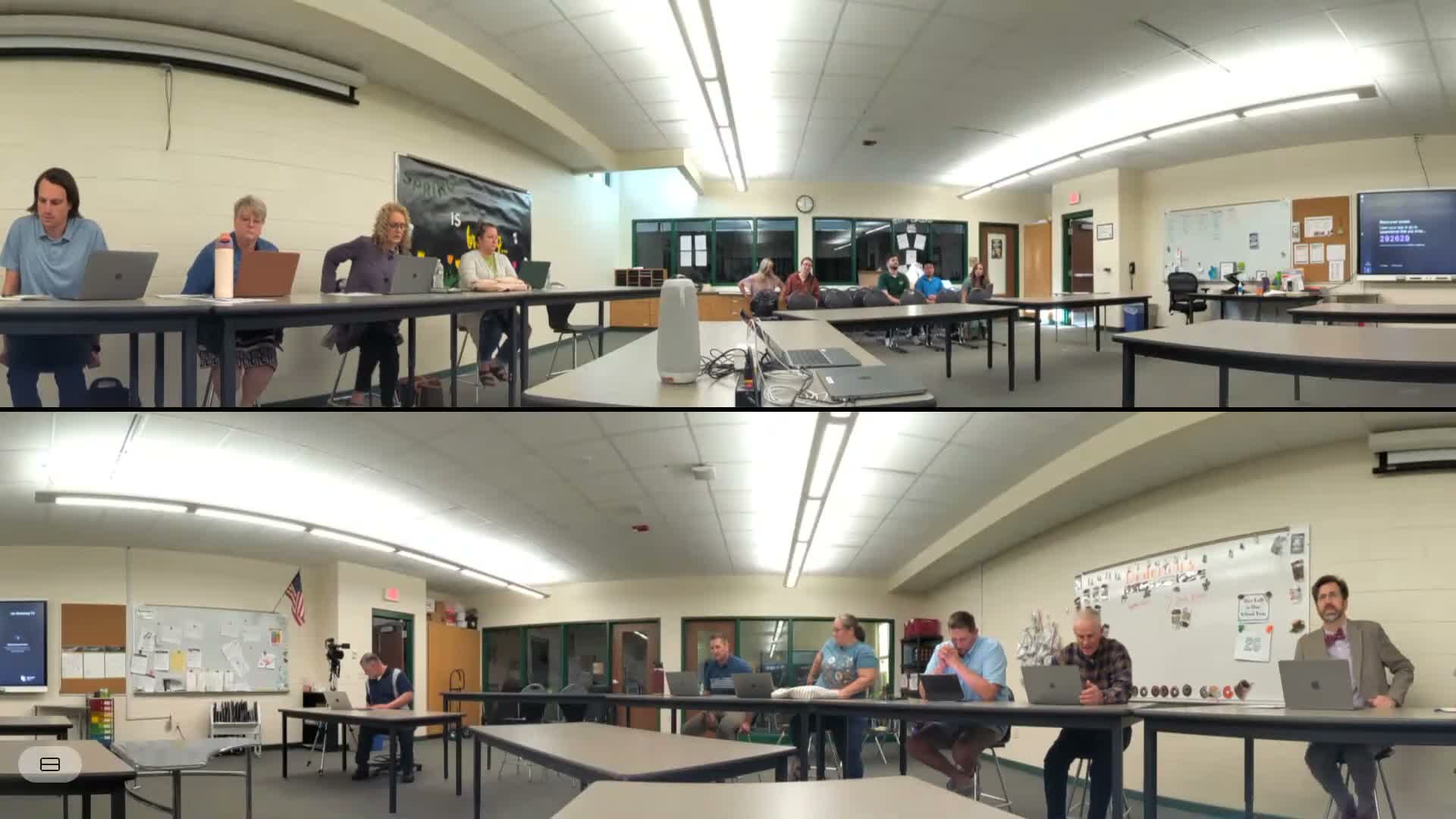Board adopts consent agenda, 2026-27 staff contracts and three policy updates
