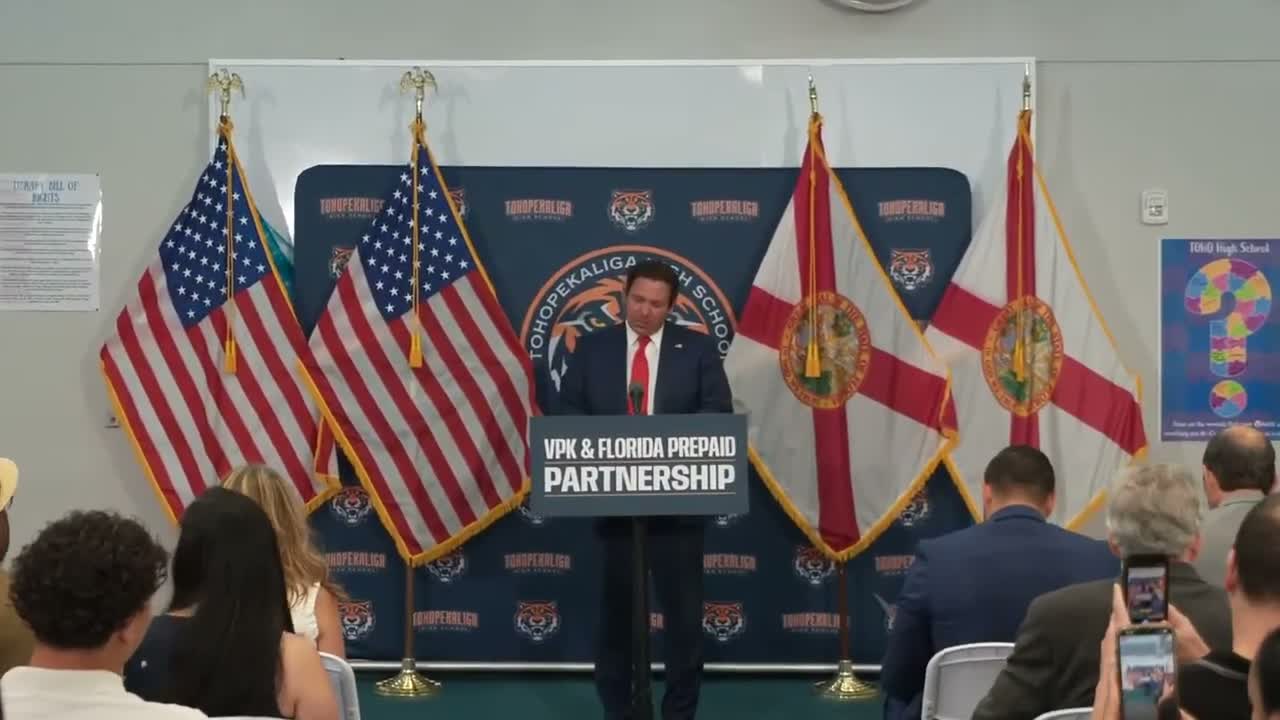 DeSantis announces VPK–Florida Prepaid partnership to seed college savings accounts