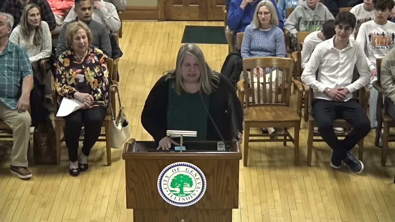 Geneva accepted into Bird City Illinois; council recognizes student athletes and exchange visitors