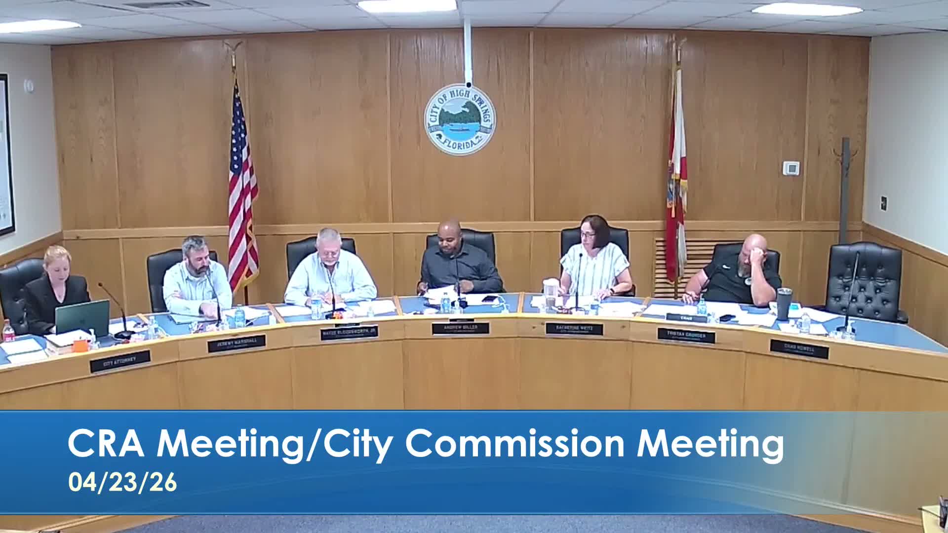 Commission approves annual FDOT traffic-signal maintenance agreement; staff to check crosswalk light