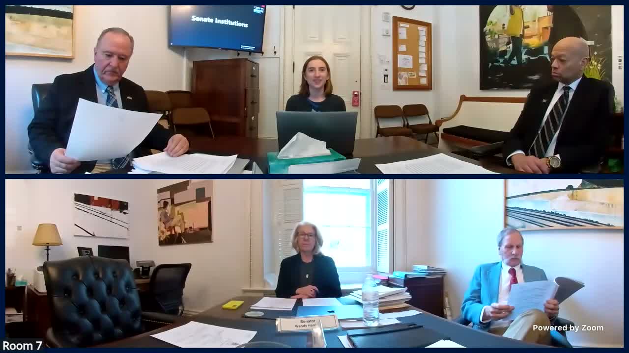 Senate Institutions Committee hears testimony urging codification of PREA protections in Vermont