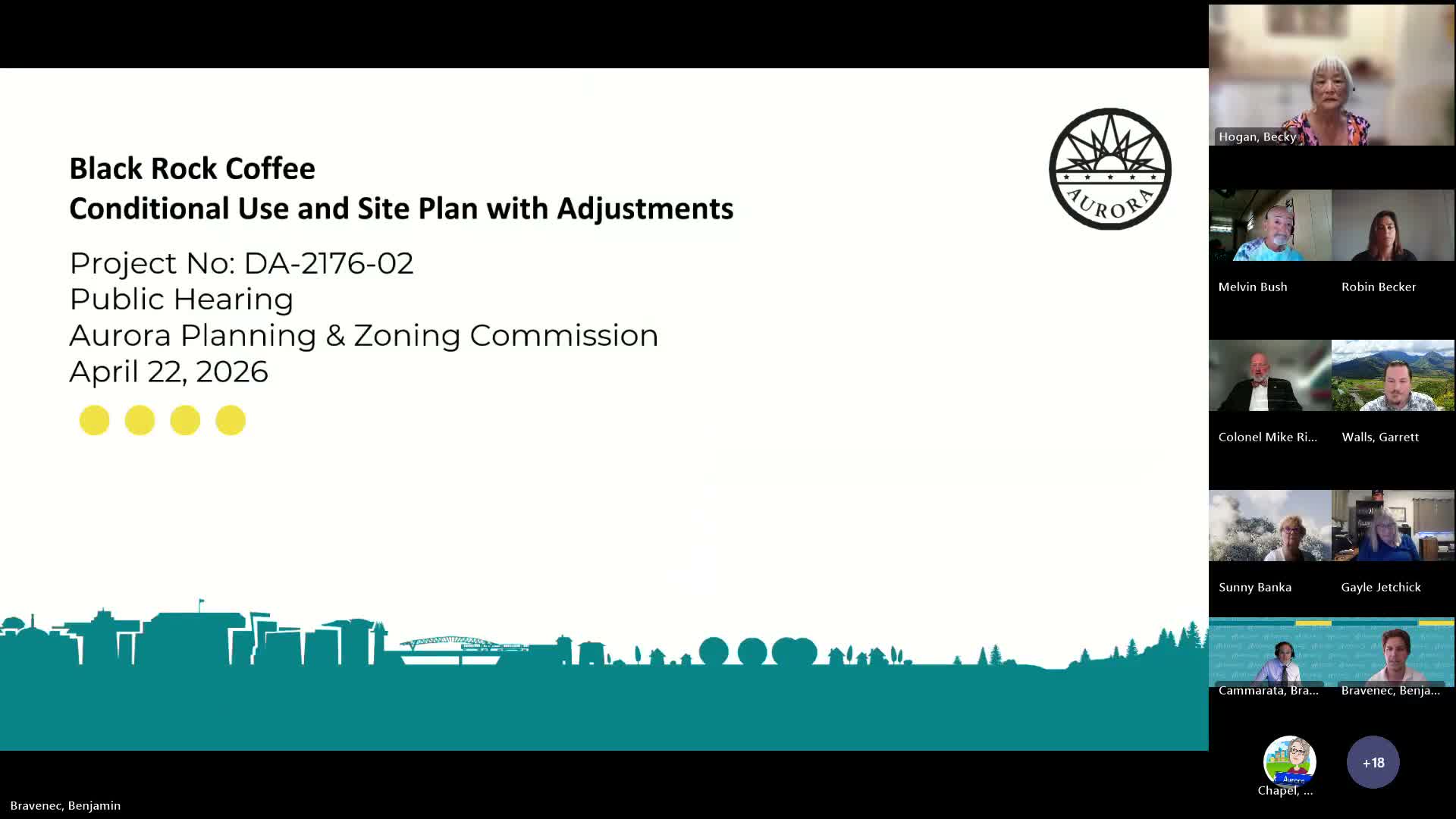 Planning commission approves Black Rock Coffee drive‑through and site plan with adjustments