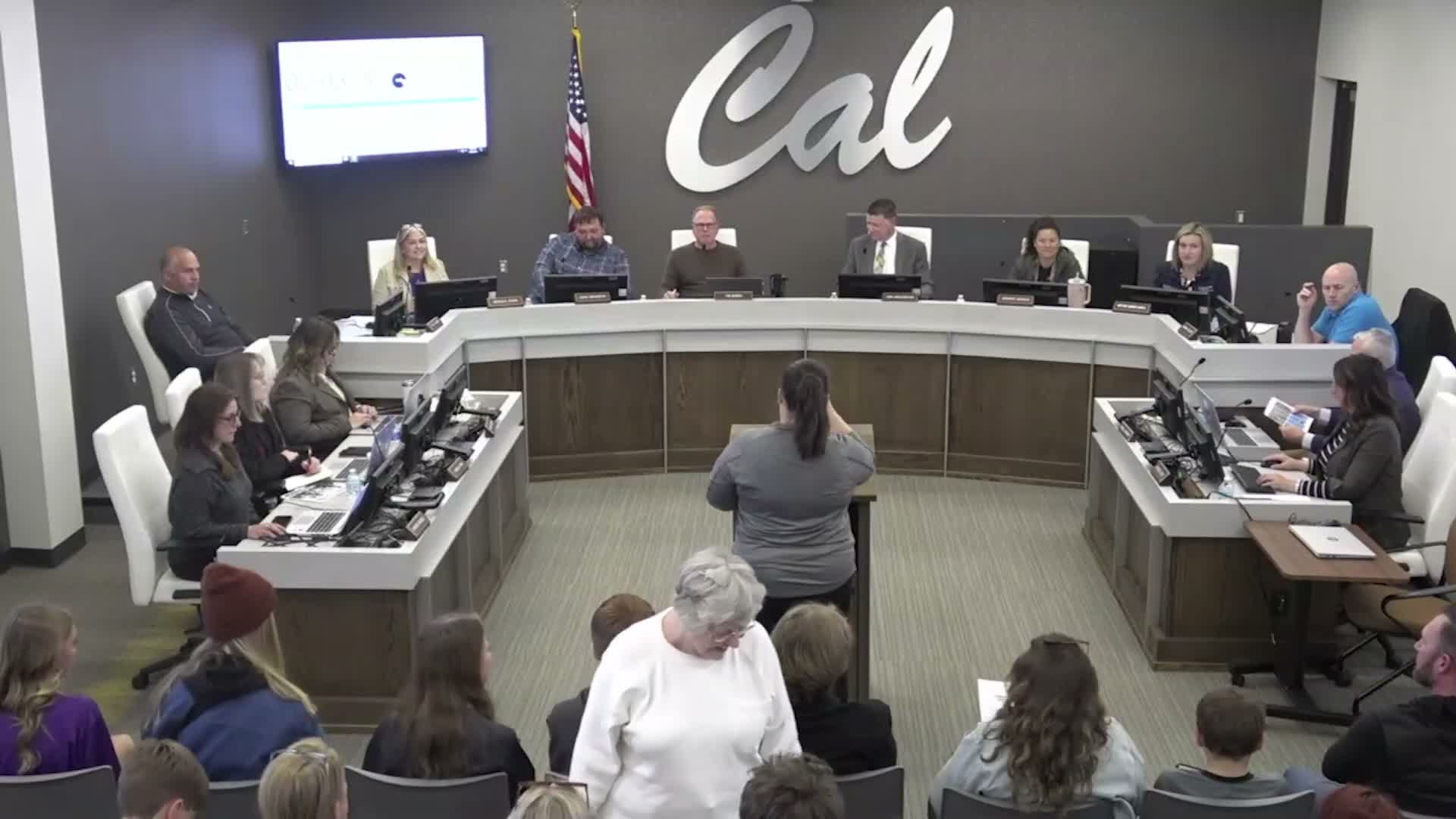 Parents and students press Caledonia board for immediate plan to repair unsafe tennis courts