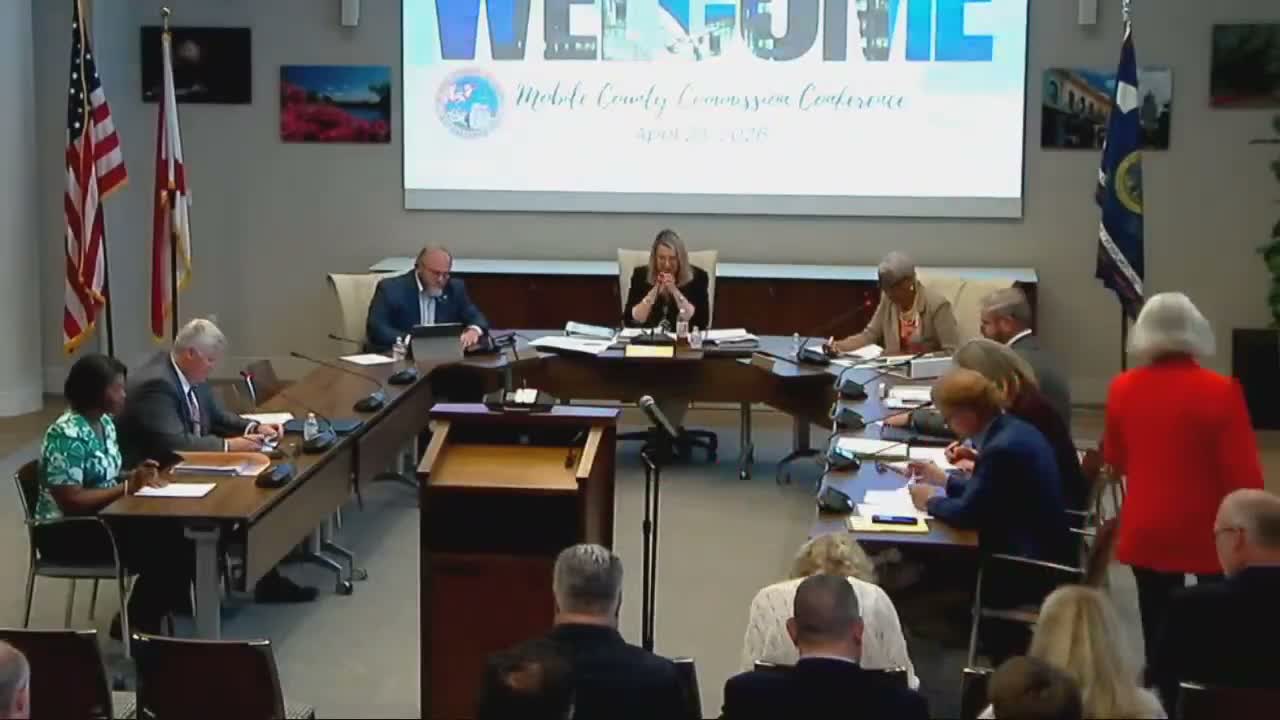Mobile County commission advances consent agenda, hears planning updates and votes to adjourn to executive session