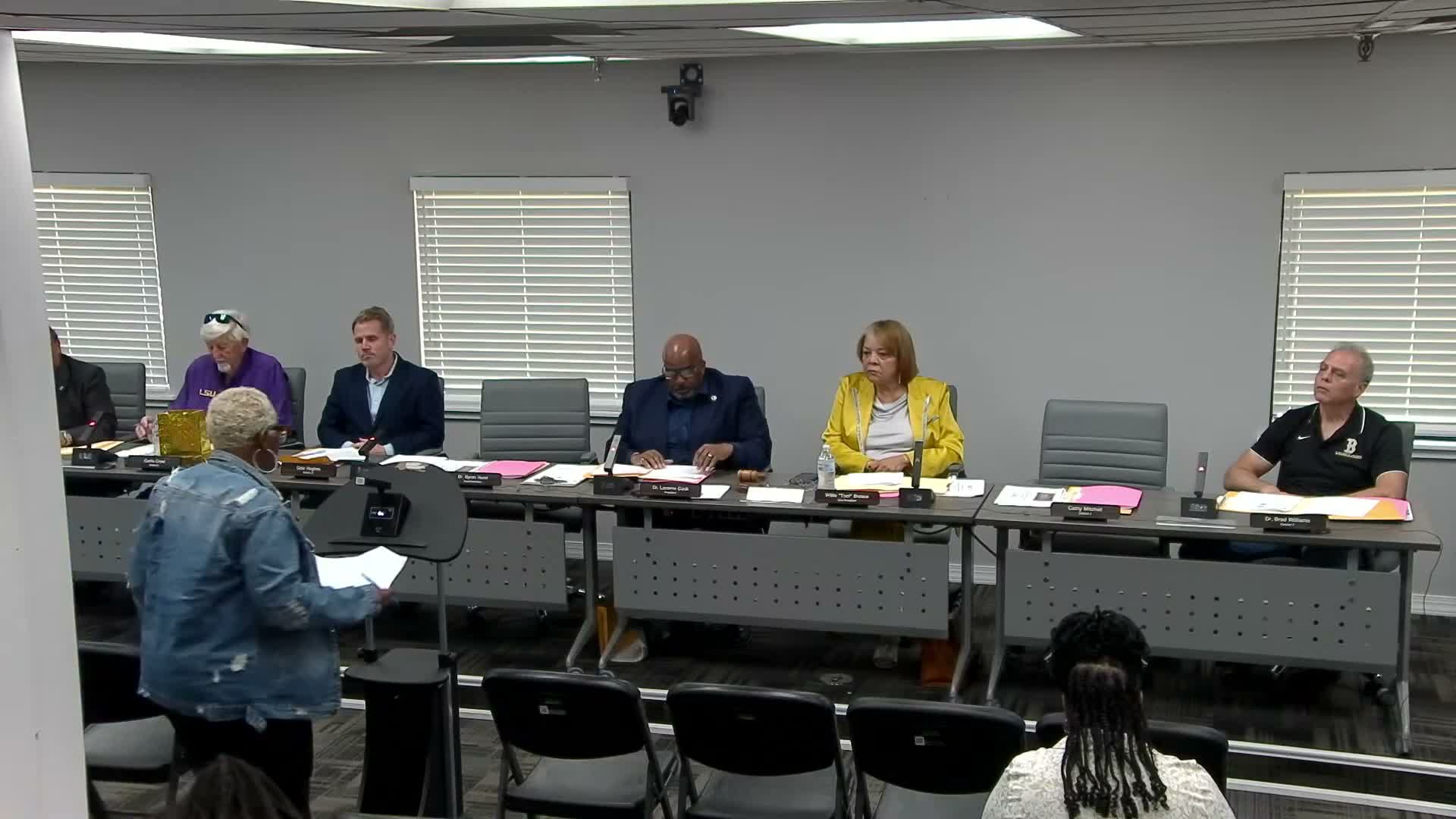 Bogalusa board renames curriculum role, hears public criticism about notice and qualifications