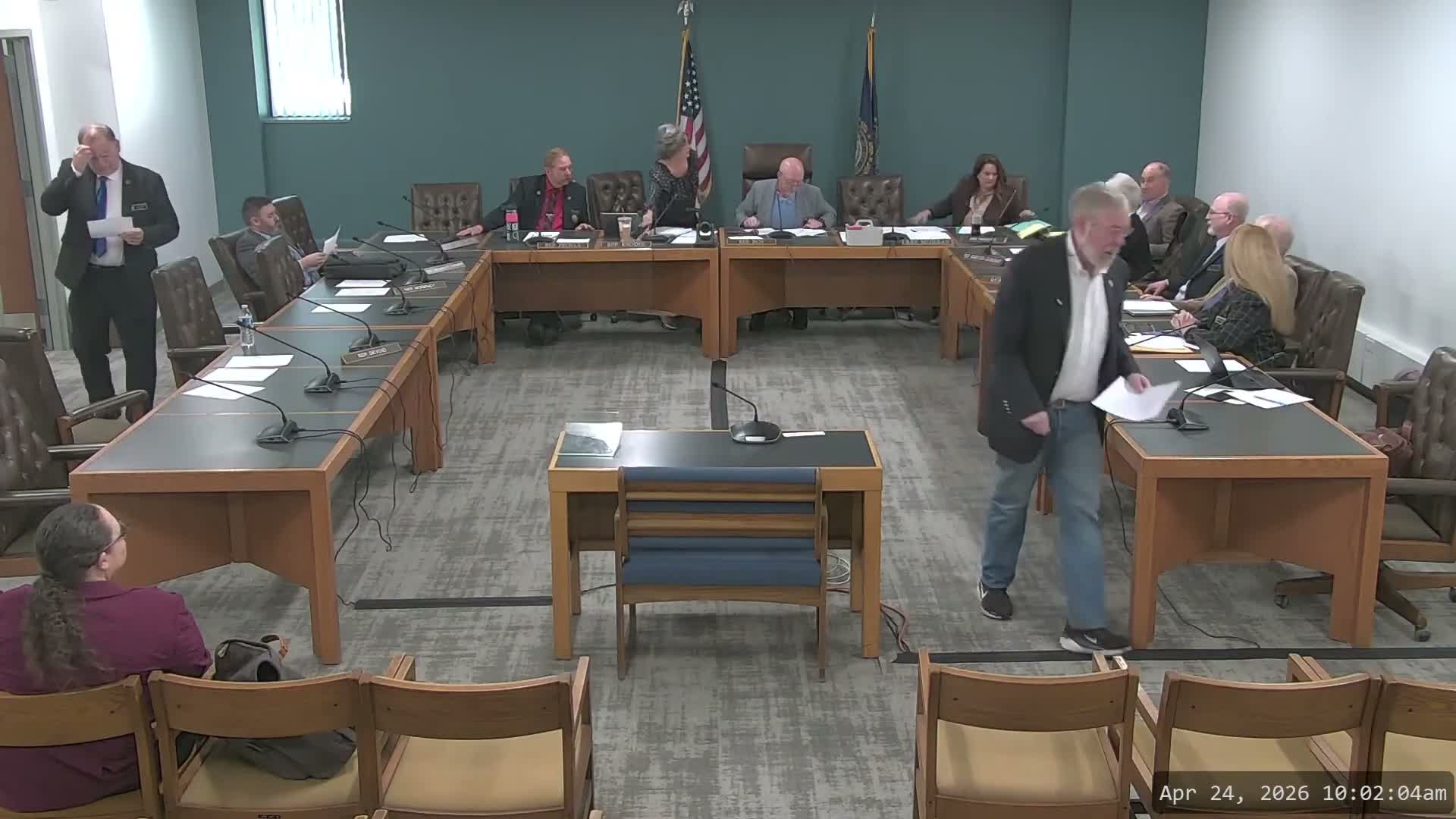 Committee adopts amendment narrowing felony elements in Senate Bill 409, then passes the bill