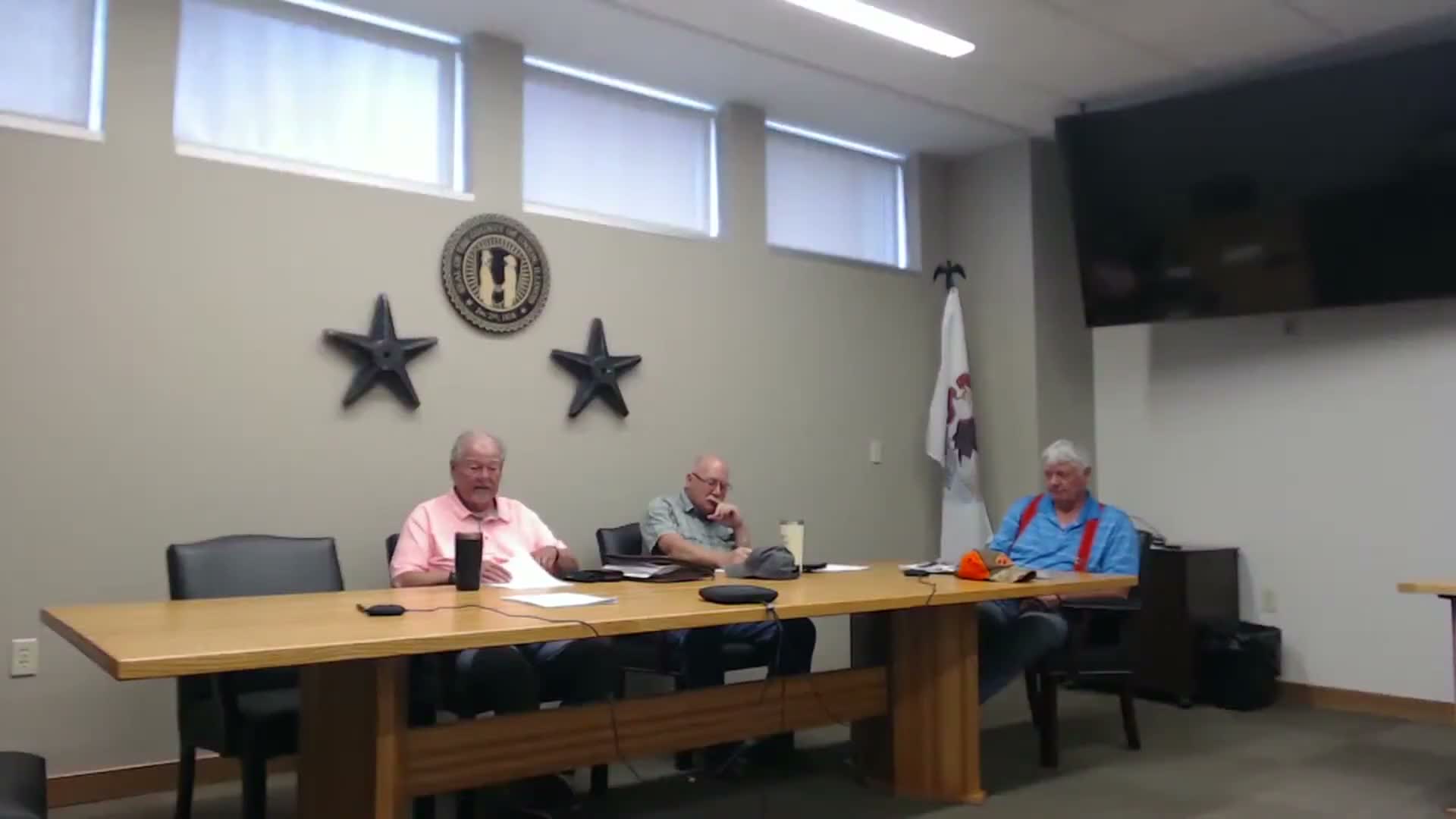 Chair moves to adjourn; commissioners record yes votes